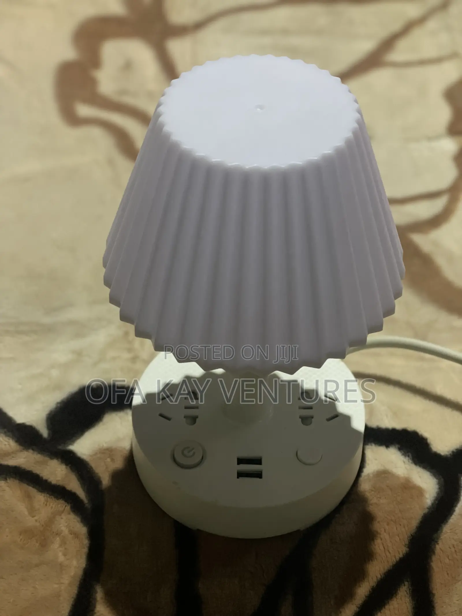 Multifunction Table Lamp With Sockets