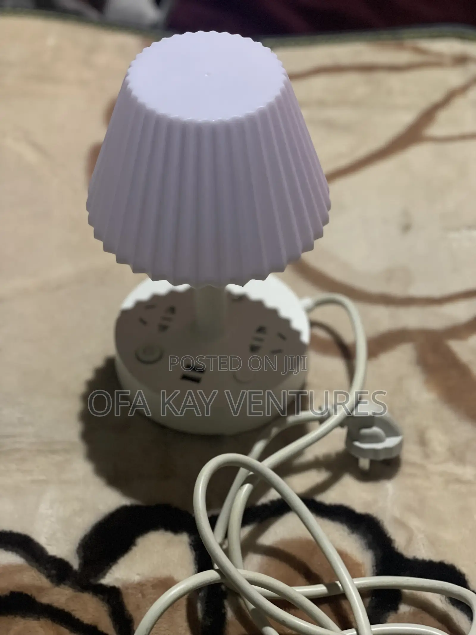 Multifunction Table Lamp With Sockets
