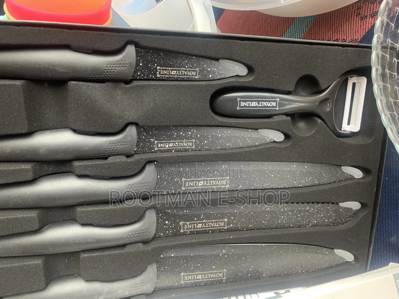 Lalene by Royaltyline 6 Piece Kitchen Knife With Non-Stick Coating