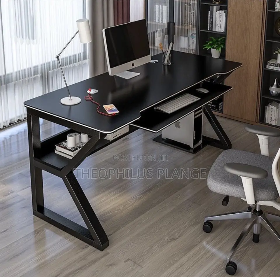 Gaming / Study Table With Keyboard Tray and Shelve