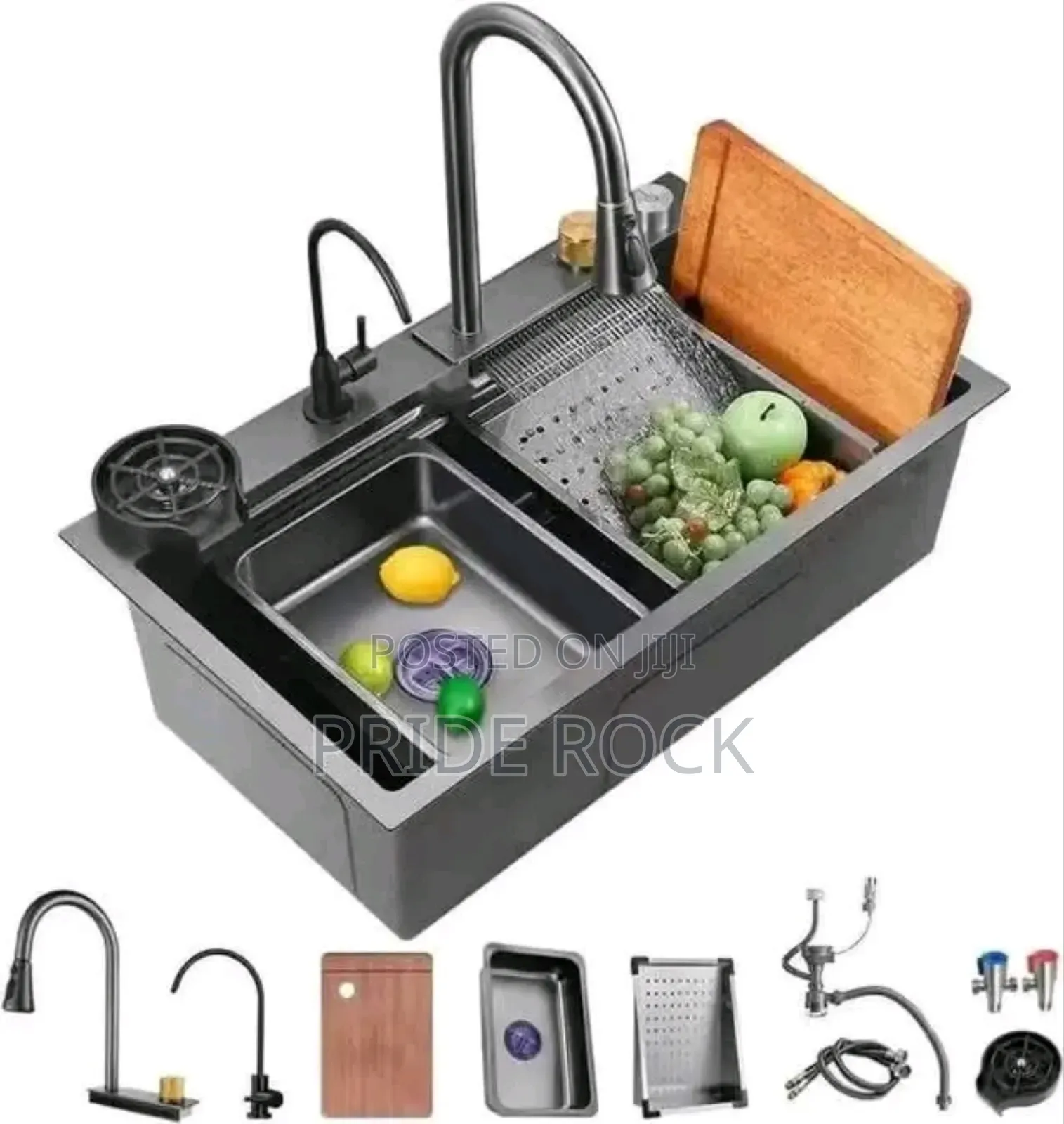Waterfall Digital Kitchen Sink