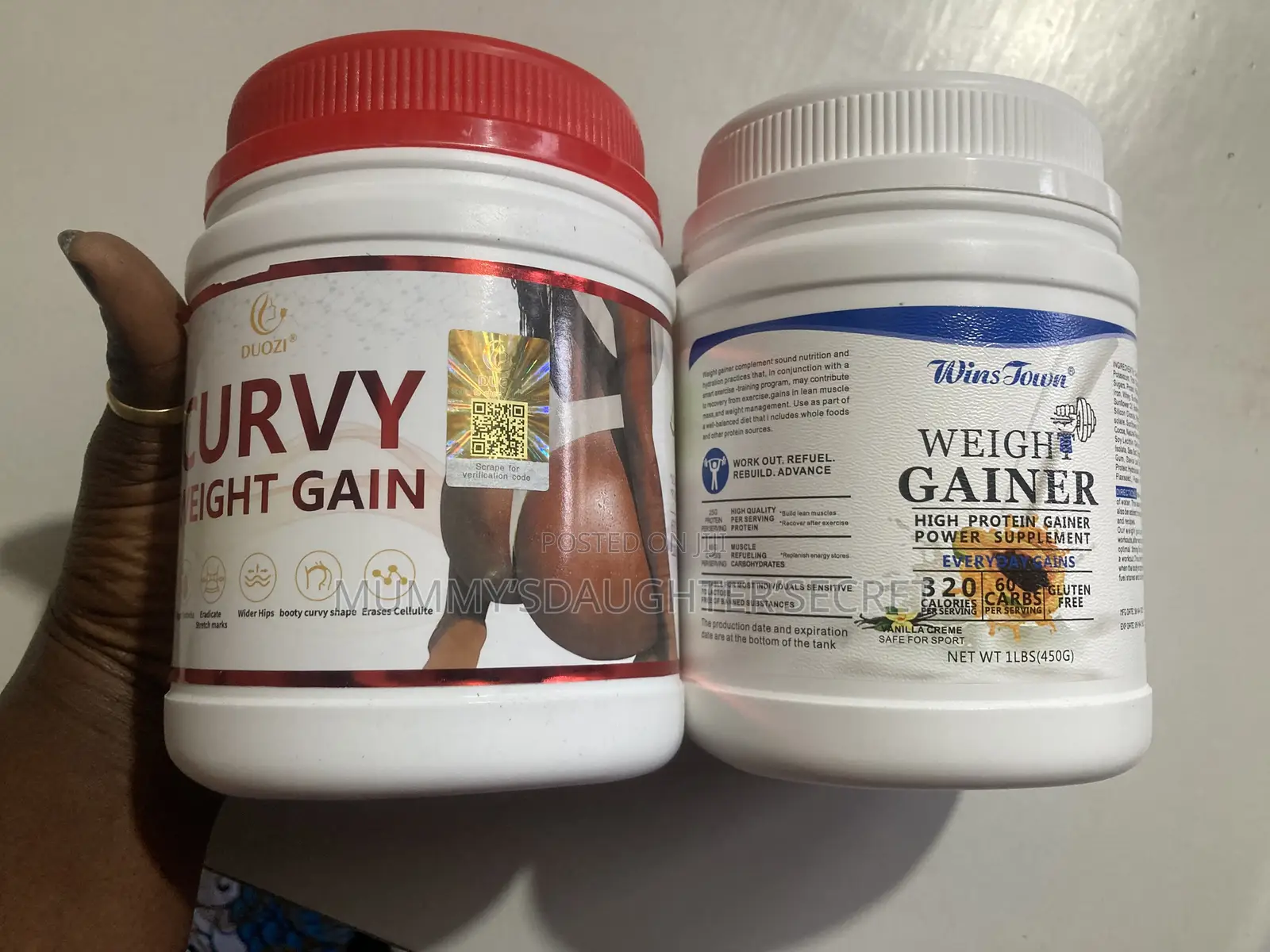 Curvy Weight Gain and Weight Gainer Powder Set