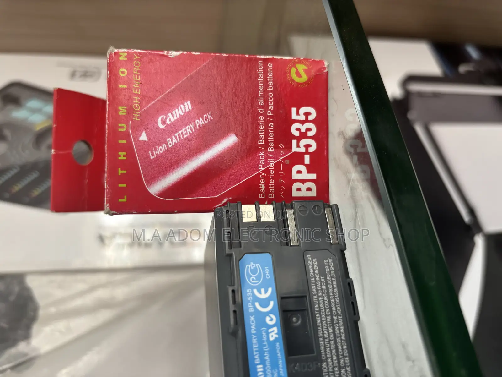Original Canon Bp 535 Rechargeable Battery