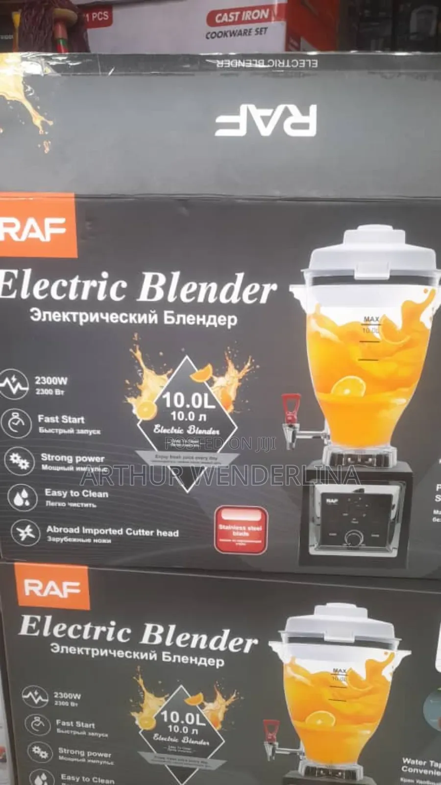 Raf Electric Commercial Blender . (10liters)