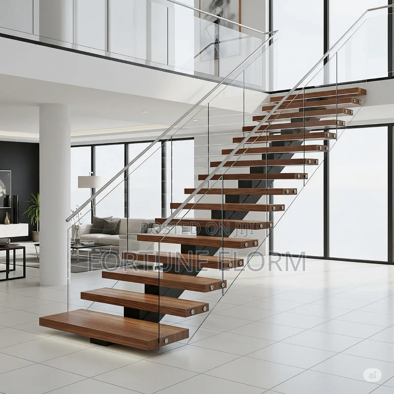 Trending Floating Wooden Staircase