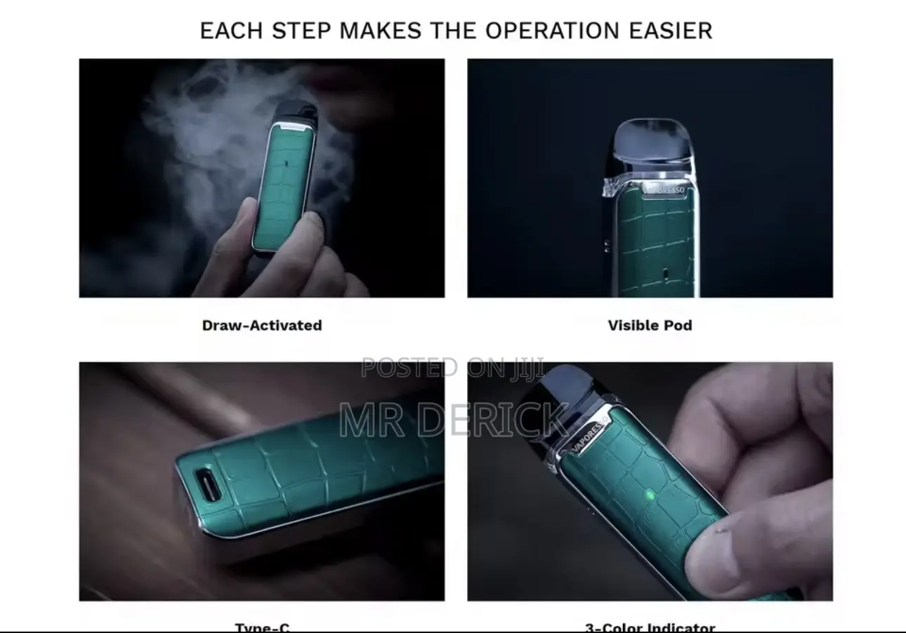 Original Vaporesso Luxe Q Kit Vape 1000mah Battery Red Color