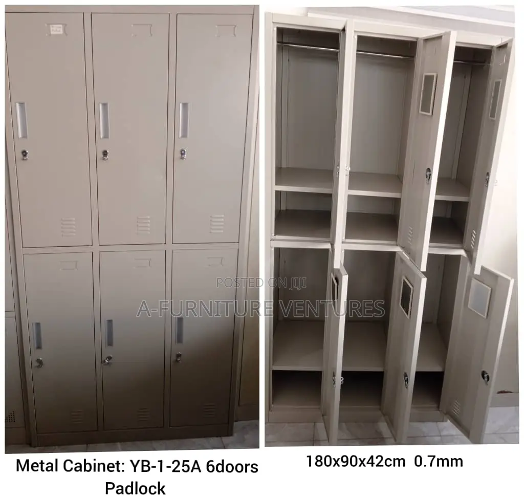 Six Door Metallic Cabinet
