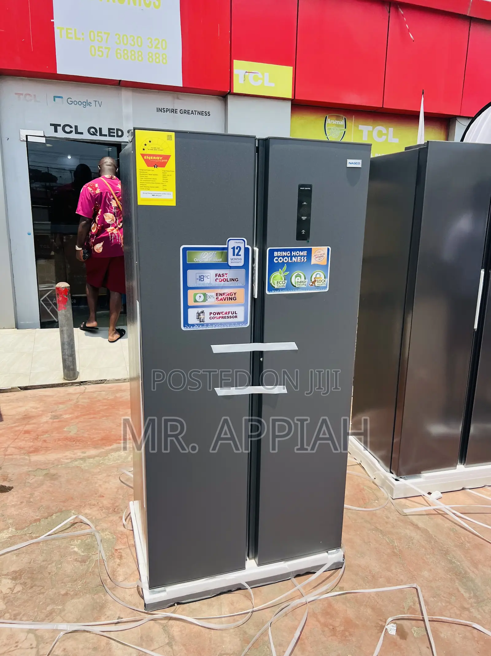Original Nasco Side by Side 2 Door Electric Refrigerator(400ltrs).