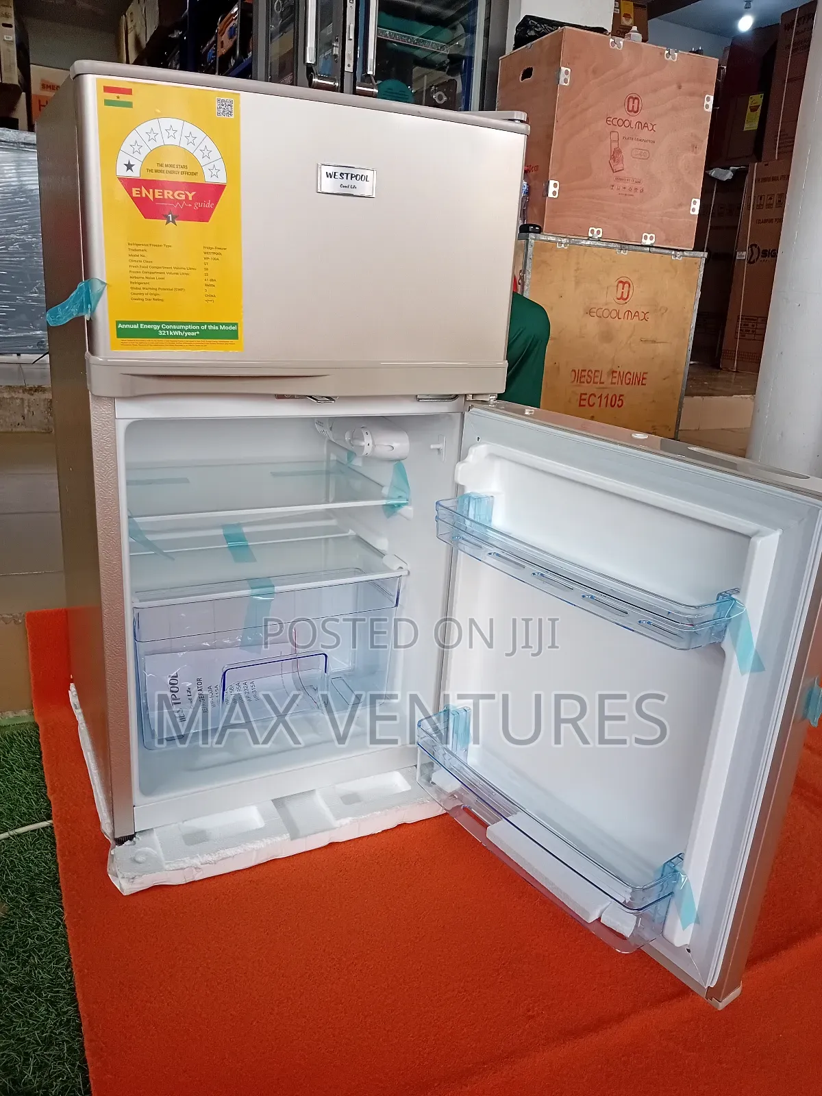 Fresh Keep Westpool 100 80l Top Freezer Fridge