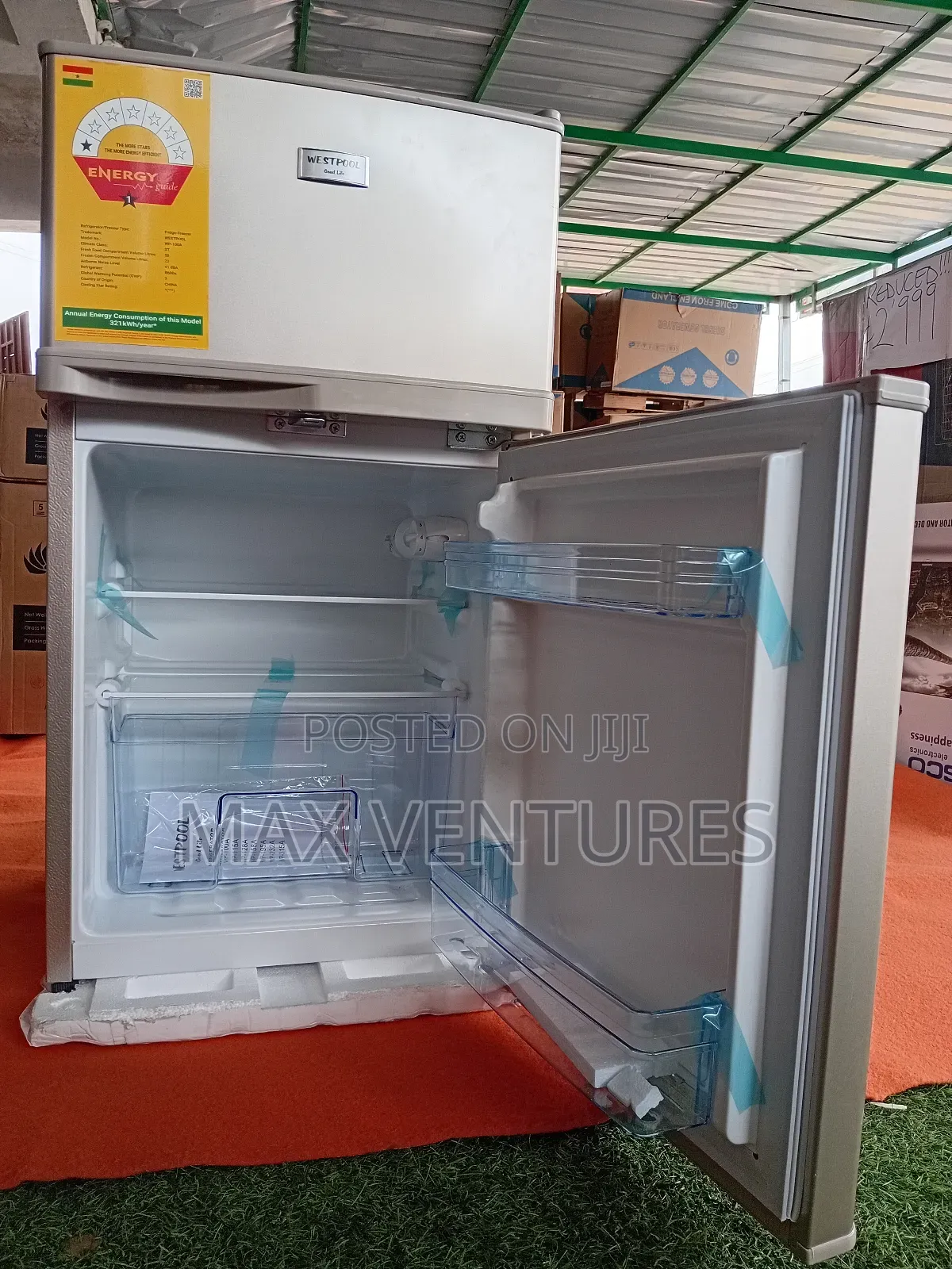 Exquisit Westpool 100 80l Top Freezer Table Top Refrigerator