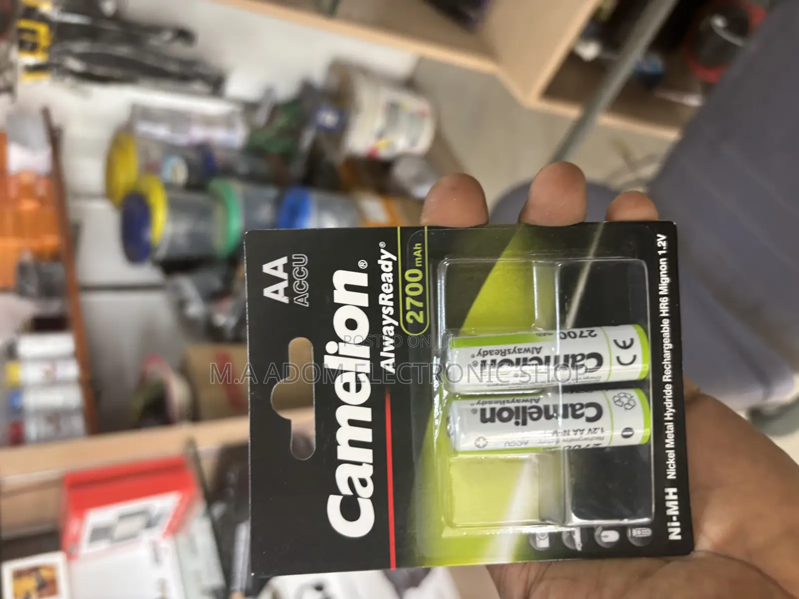 Rechargeable Camelion Batteries 270mah