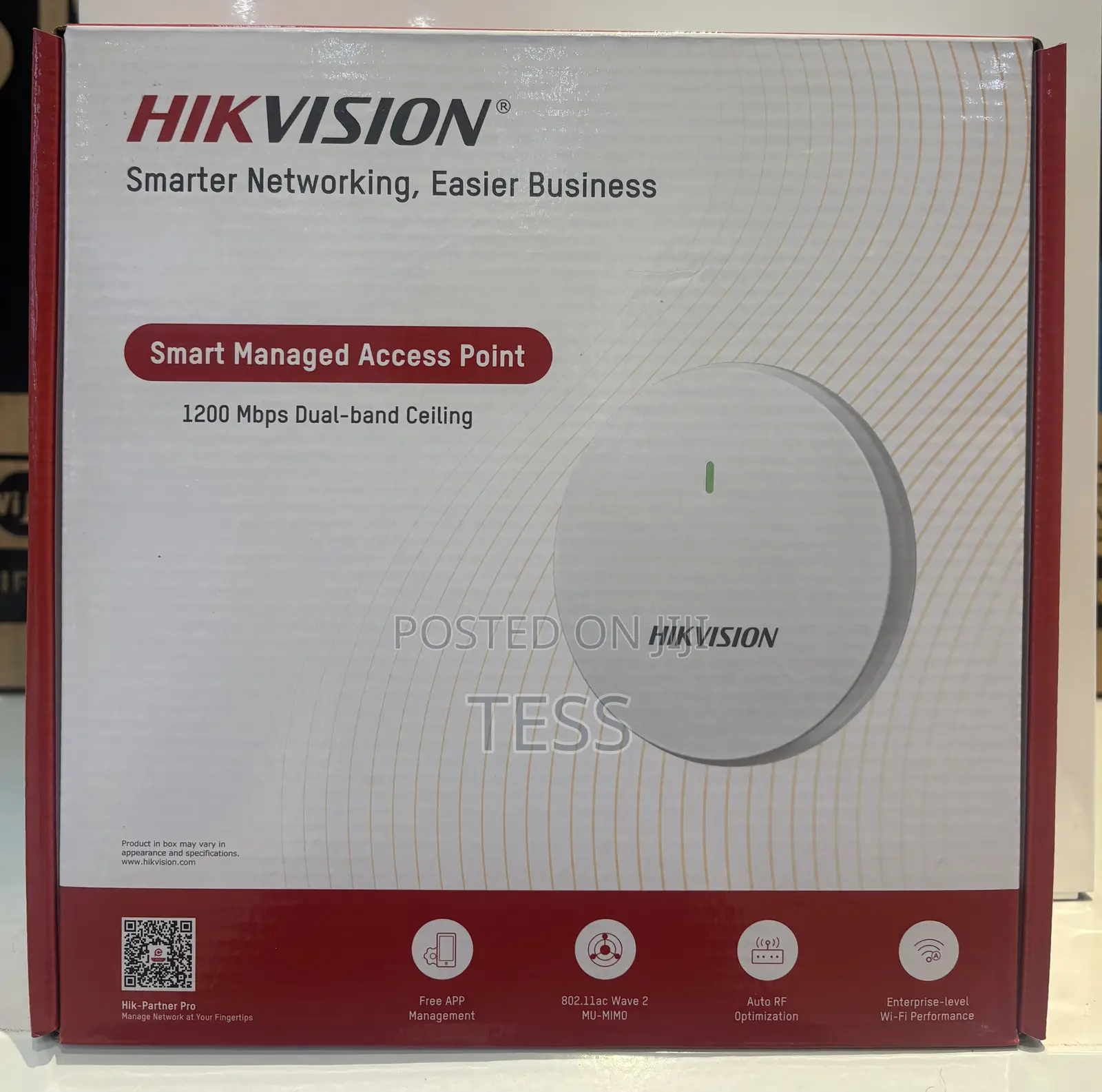 Hikvision Wi-Fi 5 1200mbps Ceiling Access Point Ds-3wap522-Si