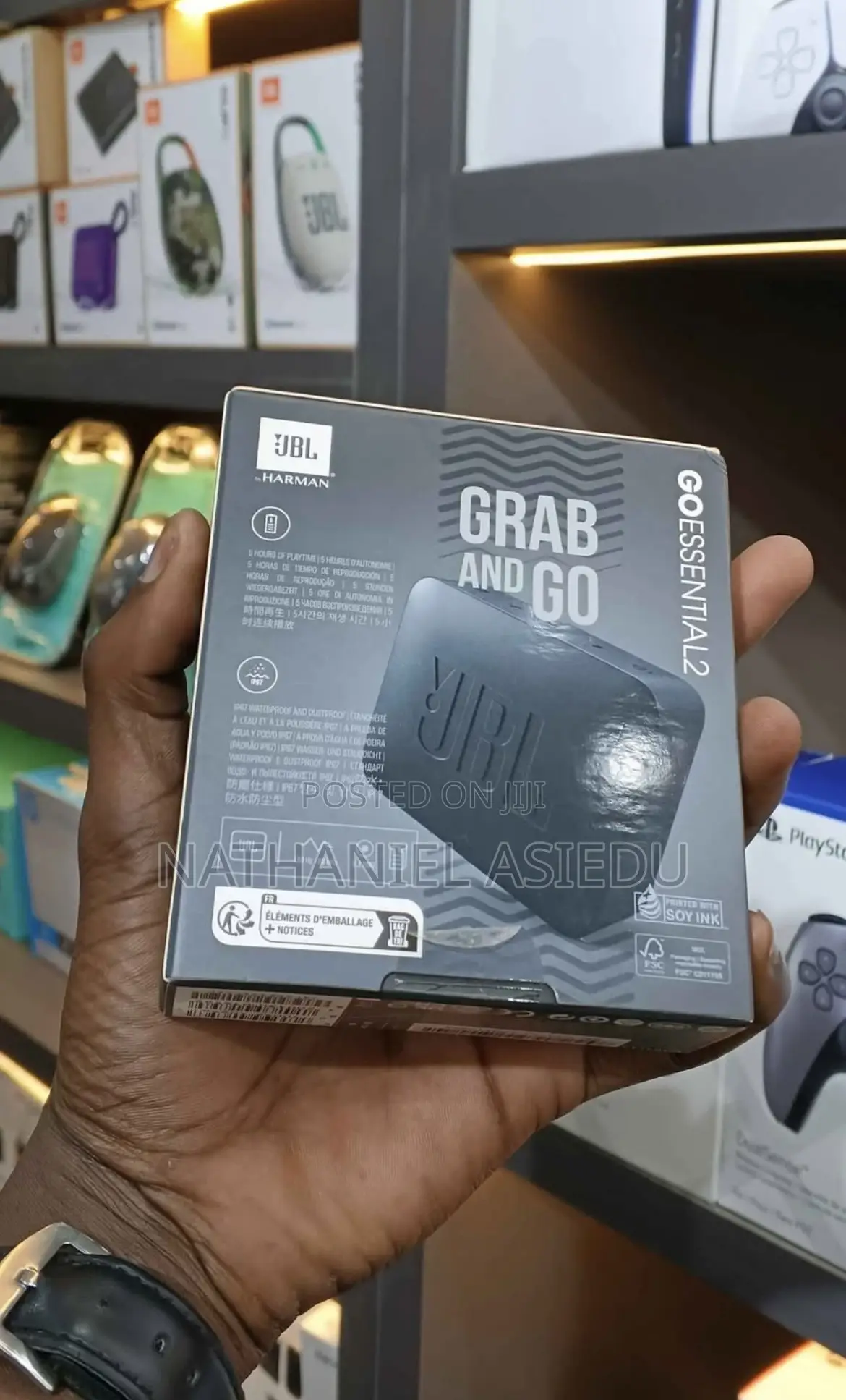 JBL Go Essential 2 Portable Bluetooth Speaker.