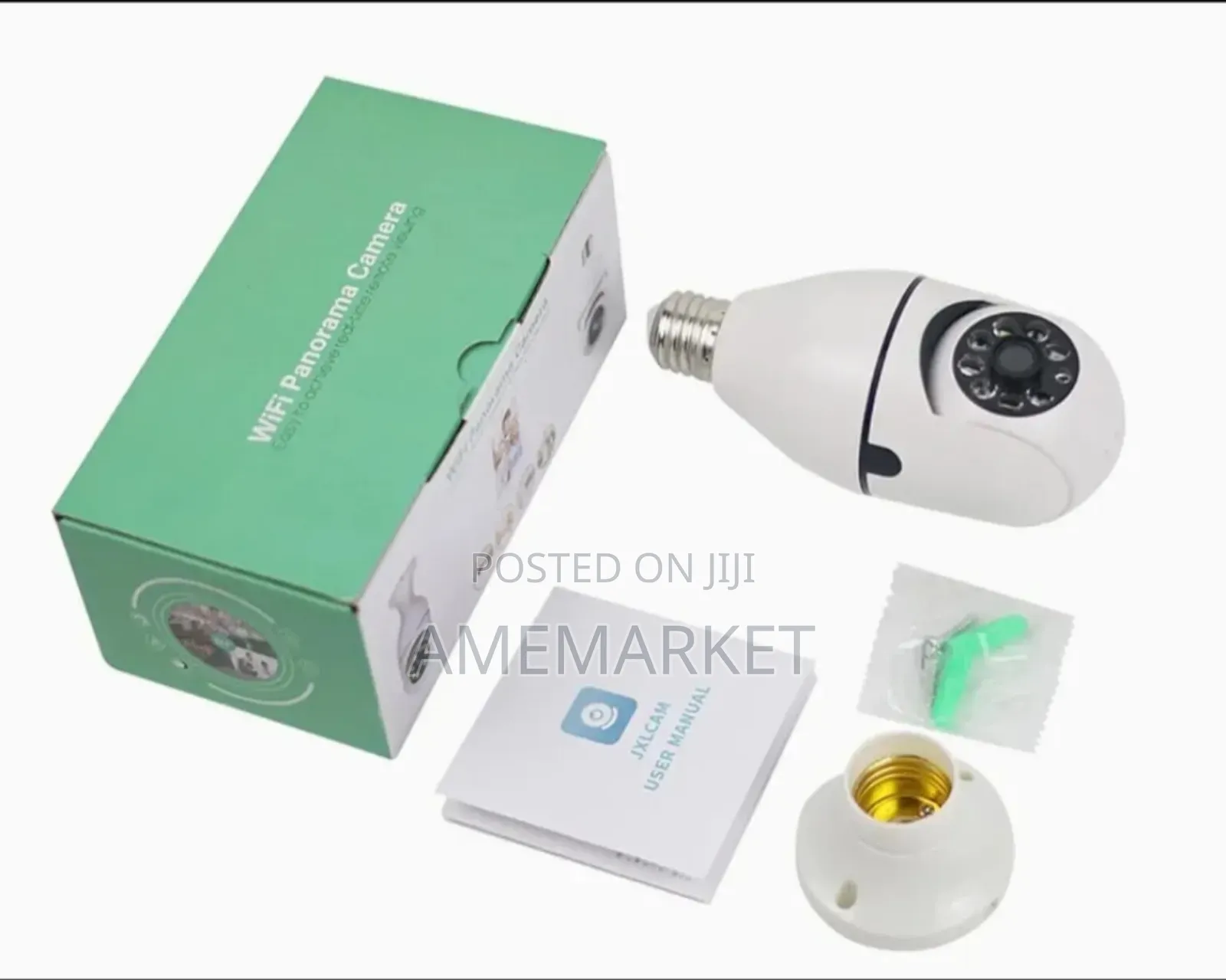 Wifi Bulb Camera Wireless Cctv Monitor. Night Vision