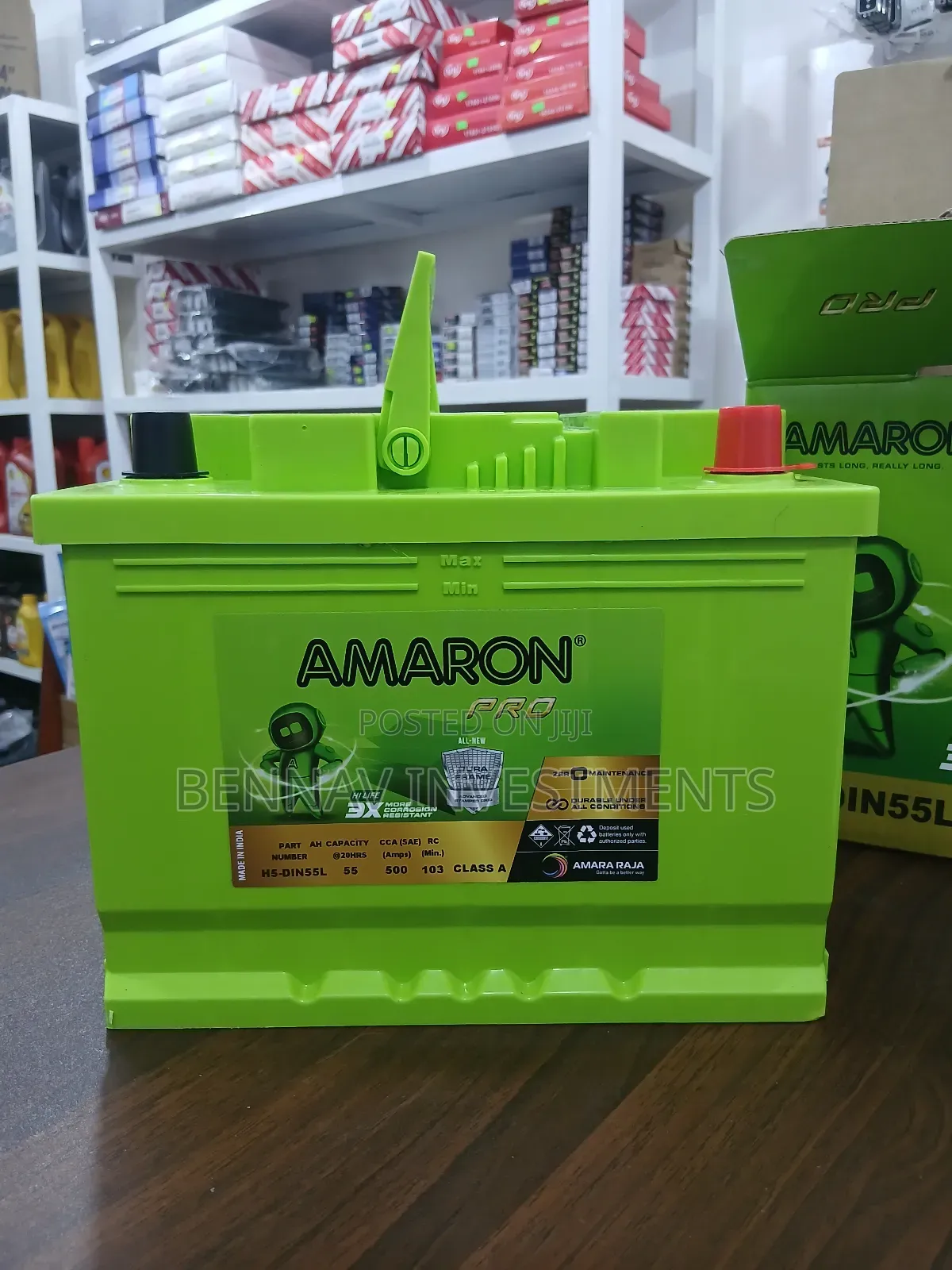 13 Plates 12v 55ah Amaron Battery