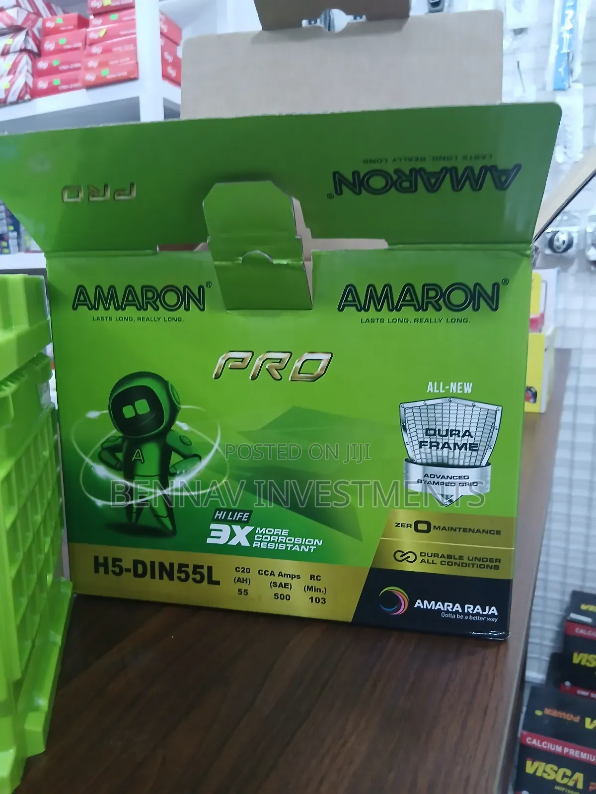 13 Plates 12v 55ah Amaron Battery