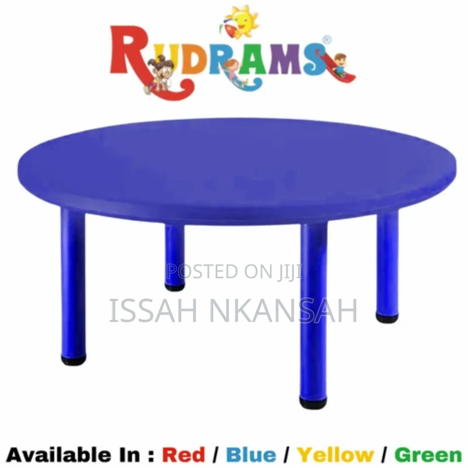 Children Round Plastic Table Only Chairs Not Included