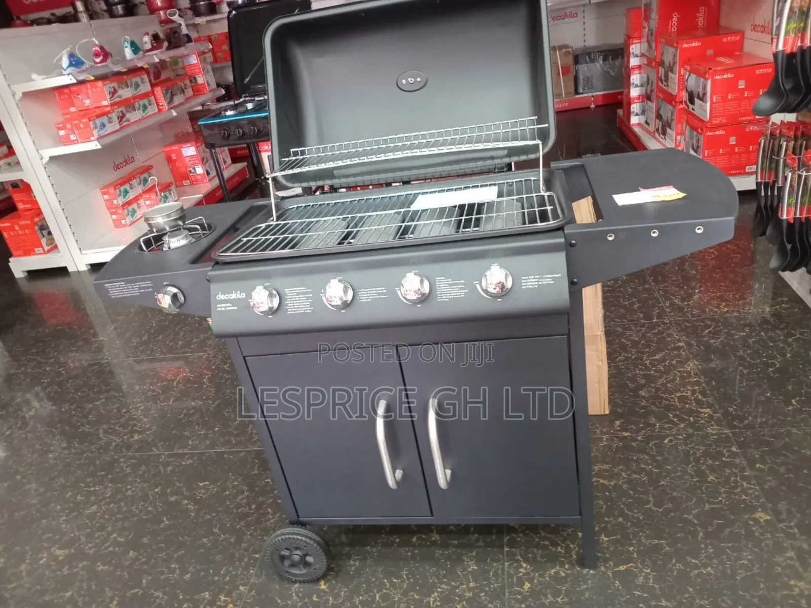 4 Burner With Safety Features
