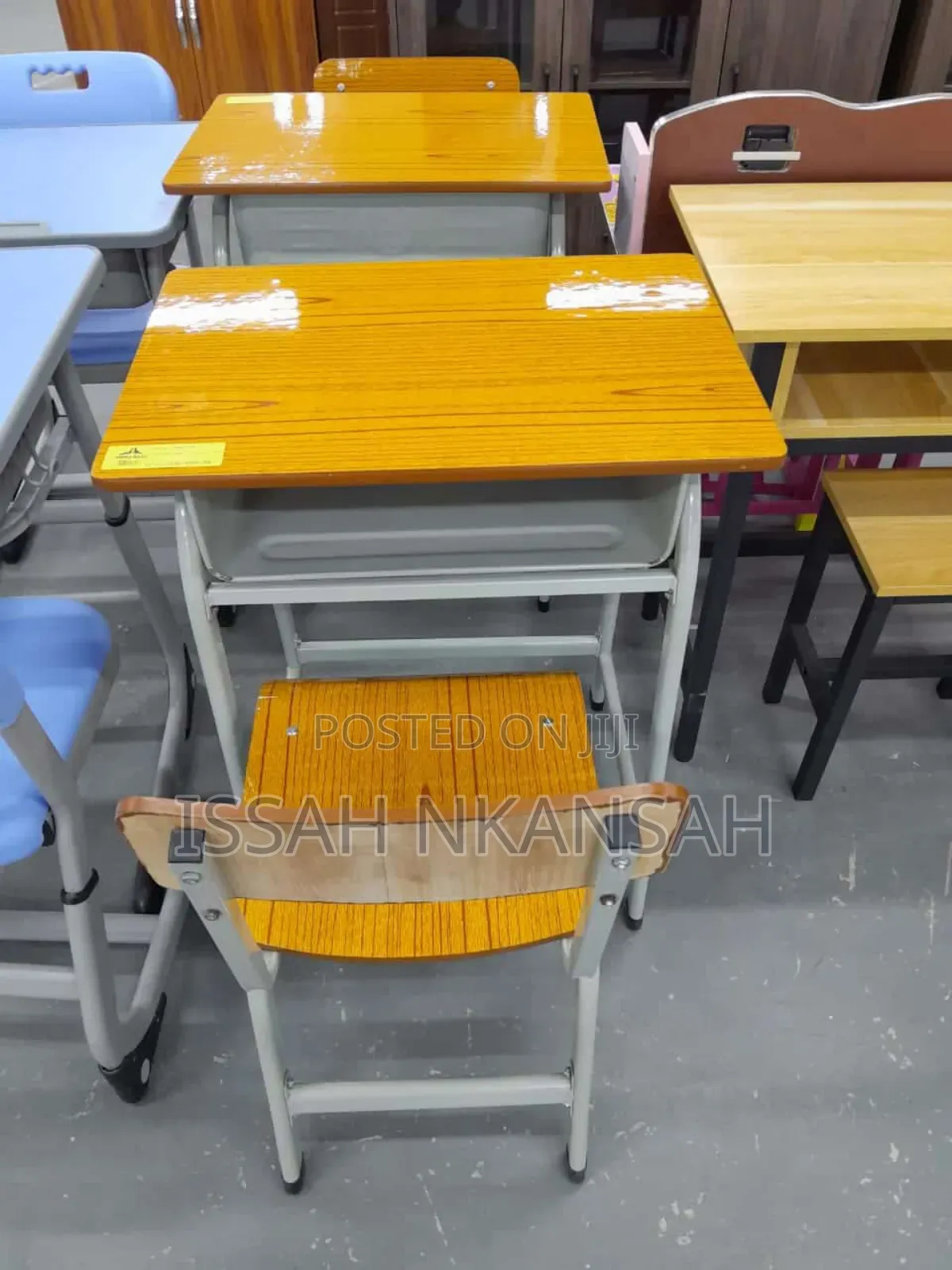 Leaning Table and Chair