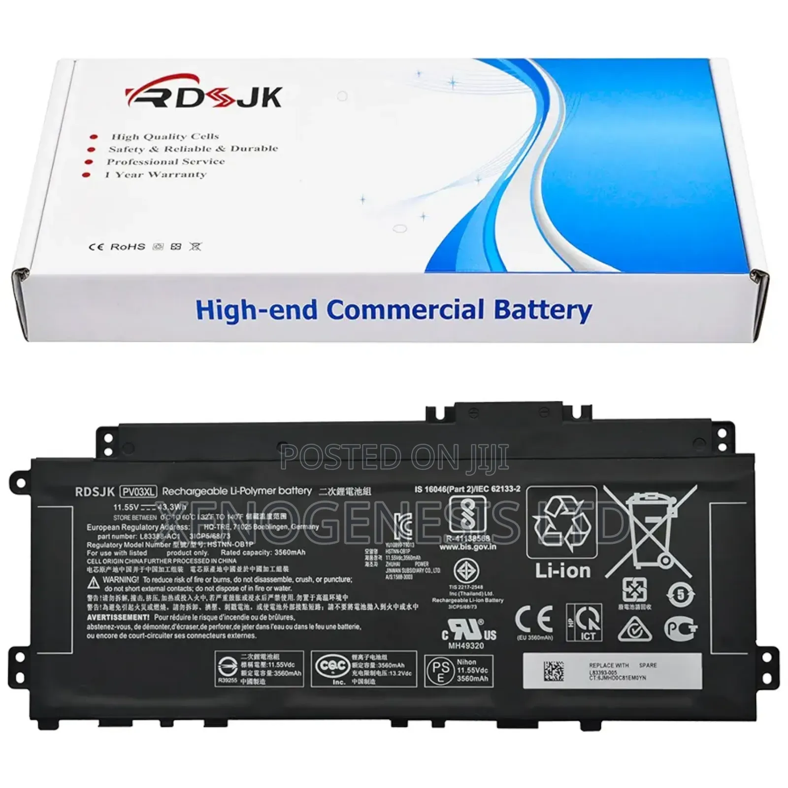 Pv03xl Pv03xl for Hp Pavilion X360 13-Bb 13-Bb0000 14-Dv 14m-Dw