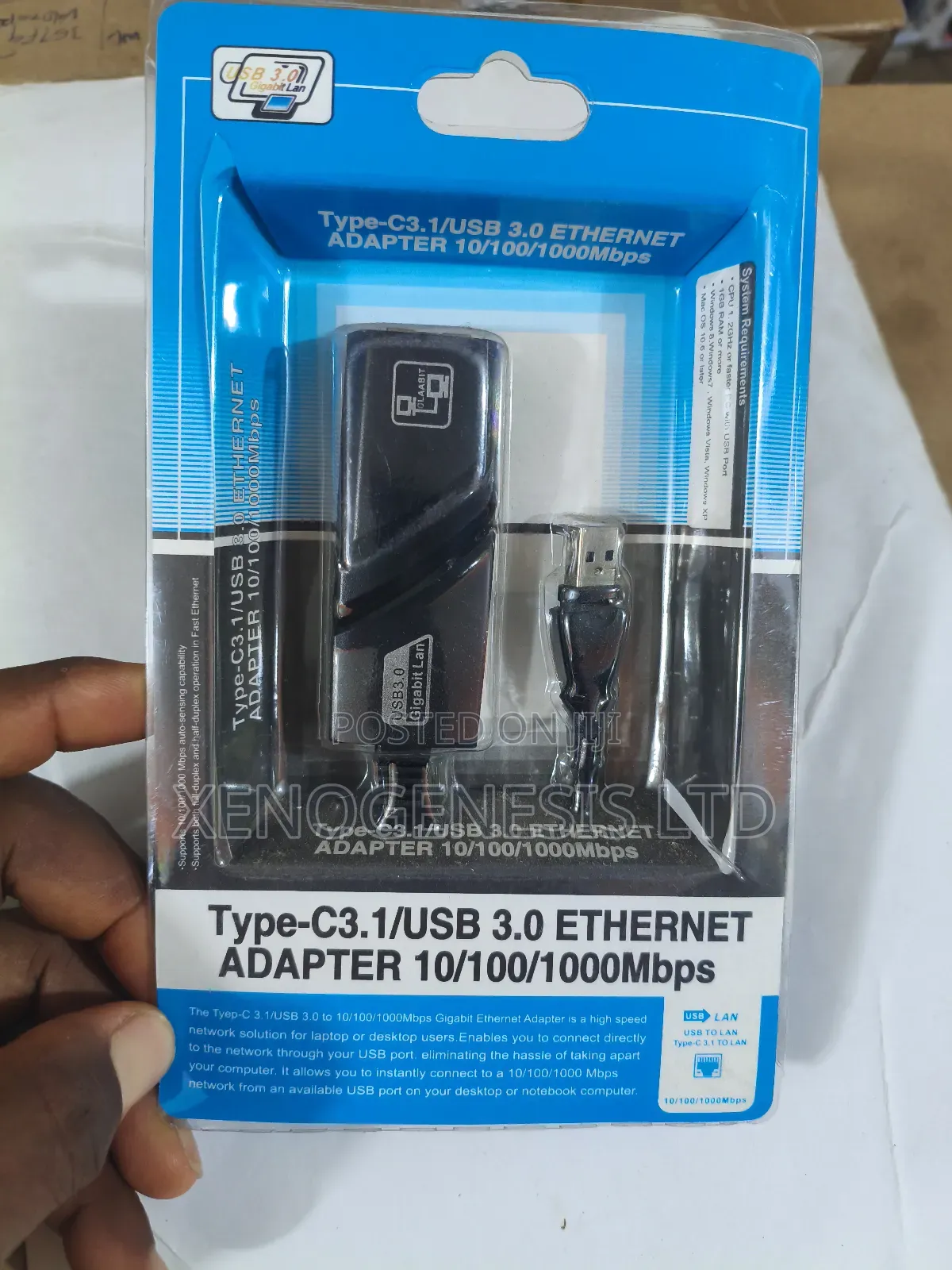 Usb 3.0 Ethernet Adapter 10/100/1000mbps