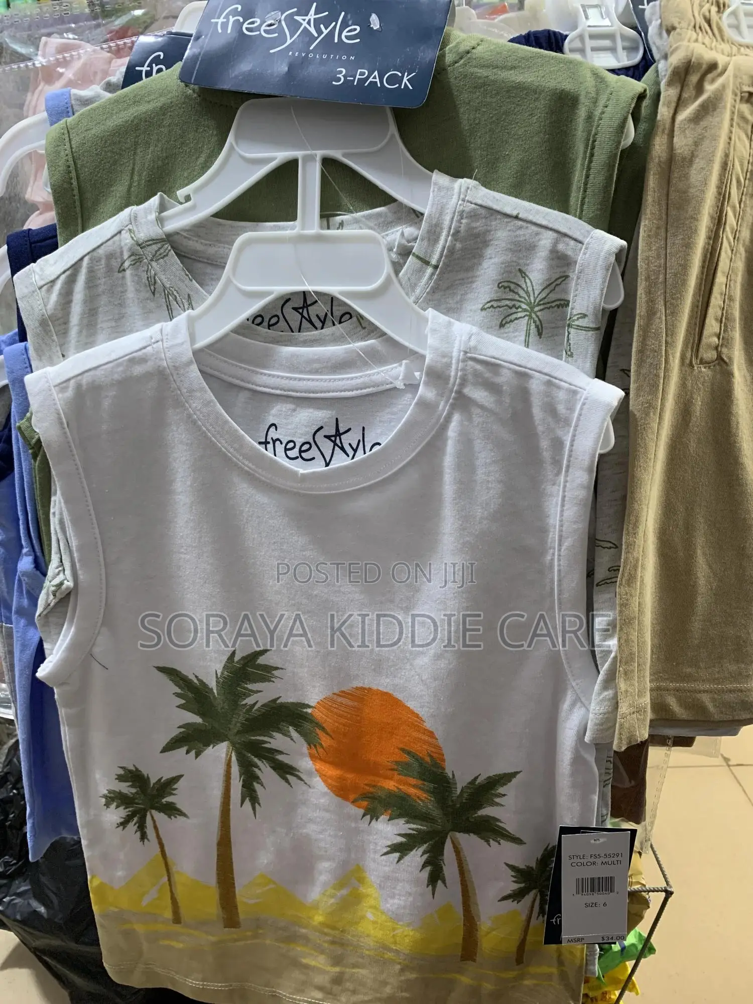 Freestyle Revolution 6 Pieces Sleeveless Shirt With Shorts