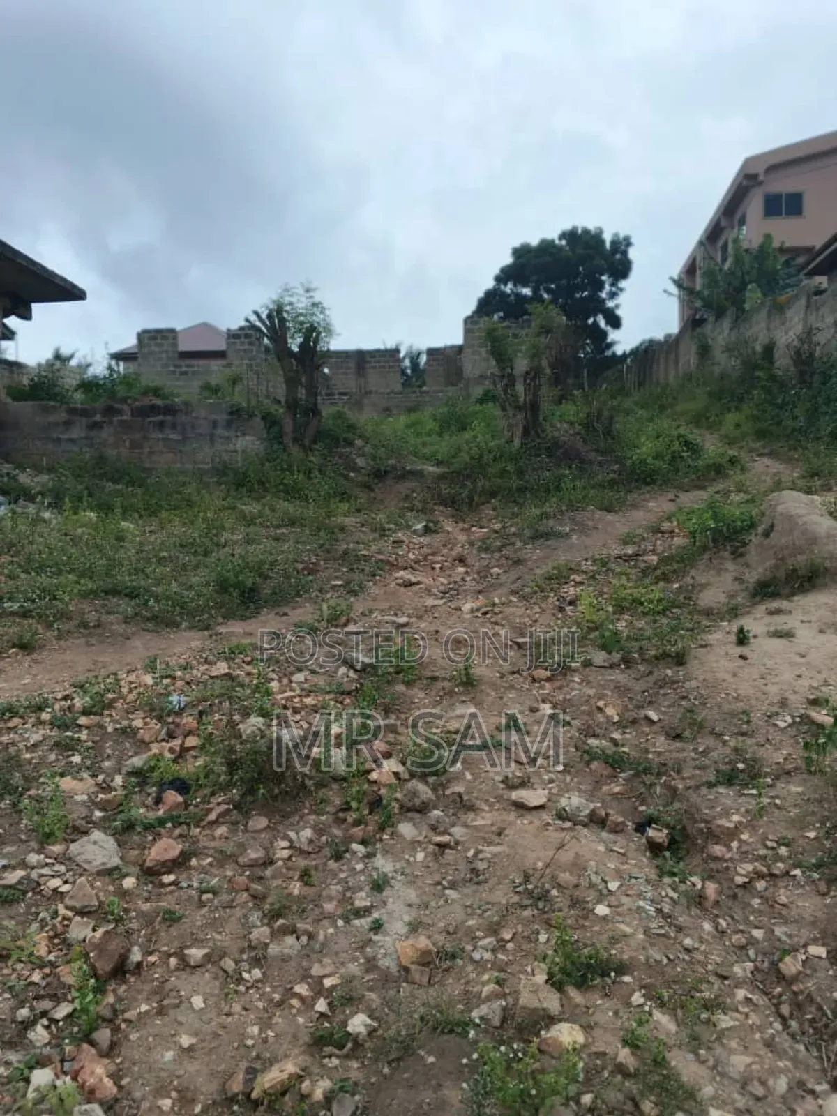2plot With Fence Wall for Sale at Gbawe Zero