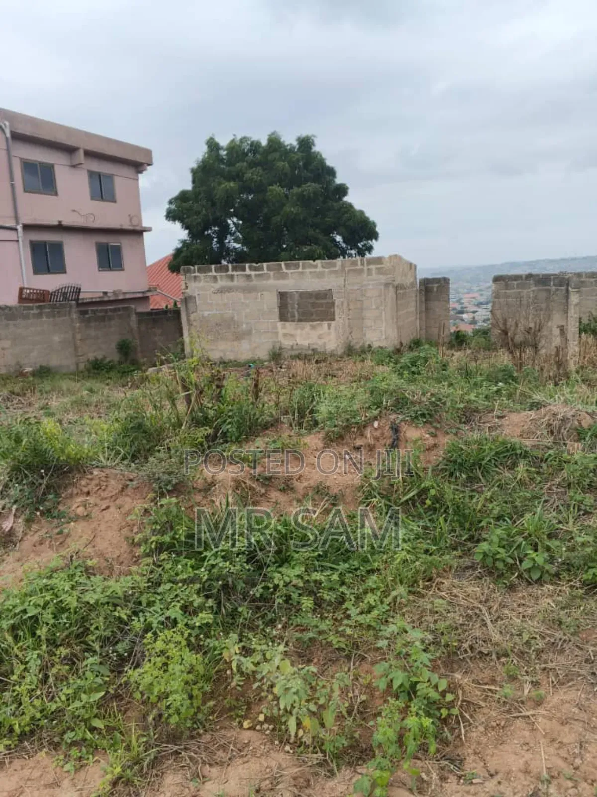 2plot With Fence Wall for Sale at Gbawe Zero
