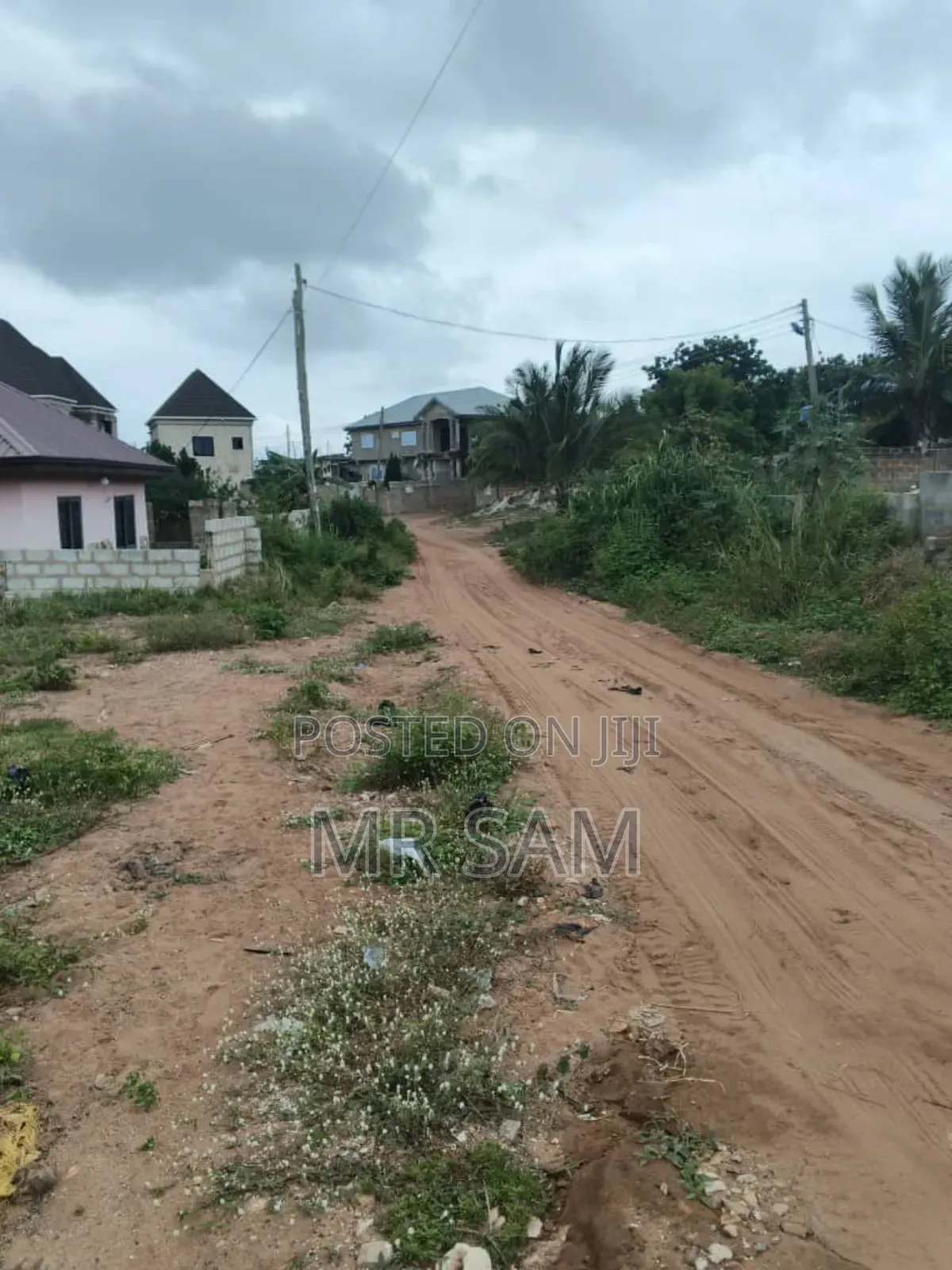 2plot With Fence Wall for Sale at Gbawe Zero