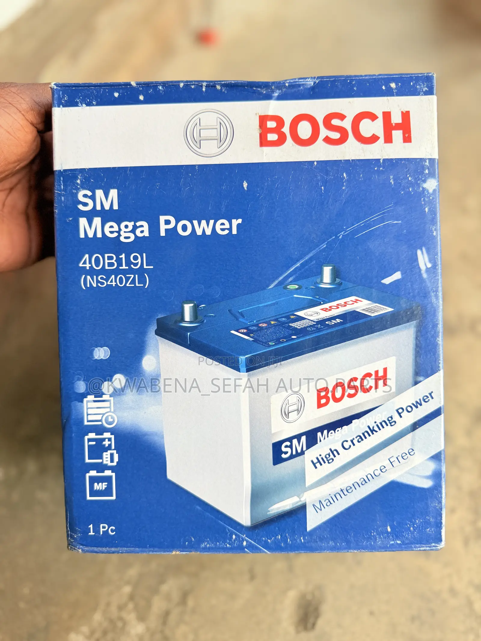 Original Bosch Battery Car Battery (9plate) Available for All Cars