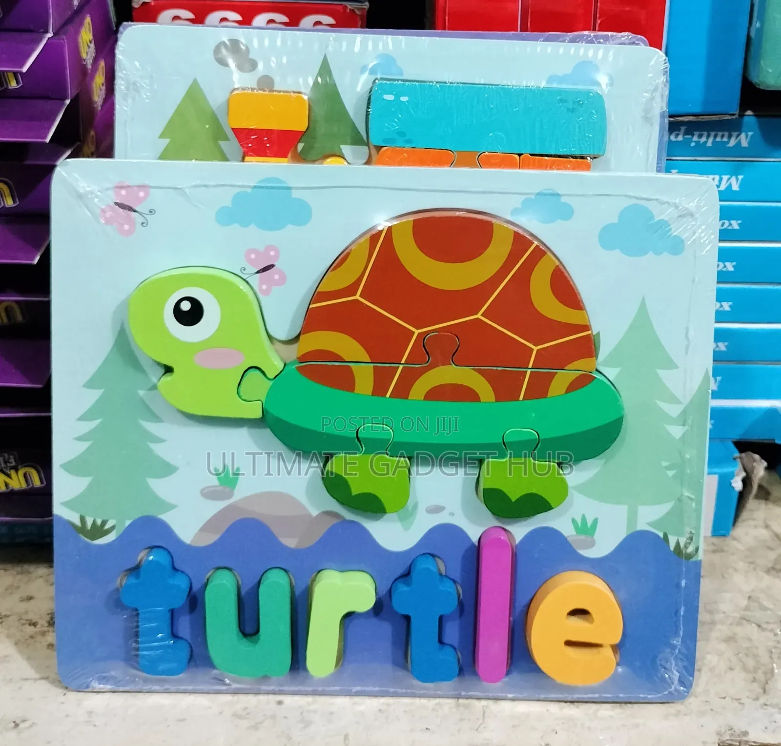 Colourful 3d Wooden Puzzle