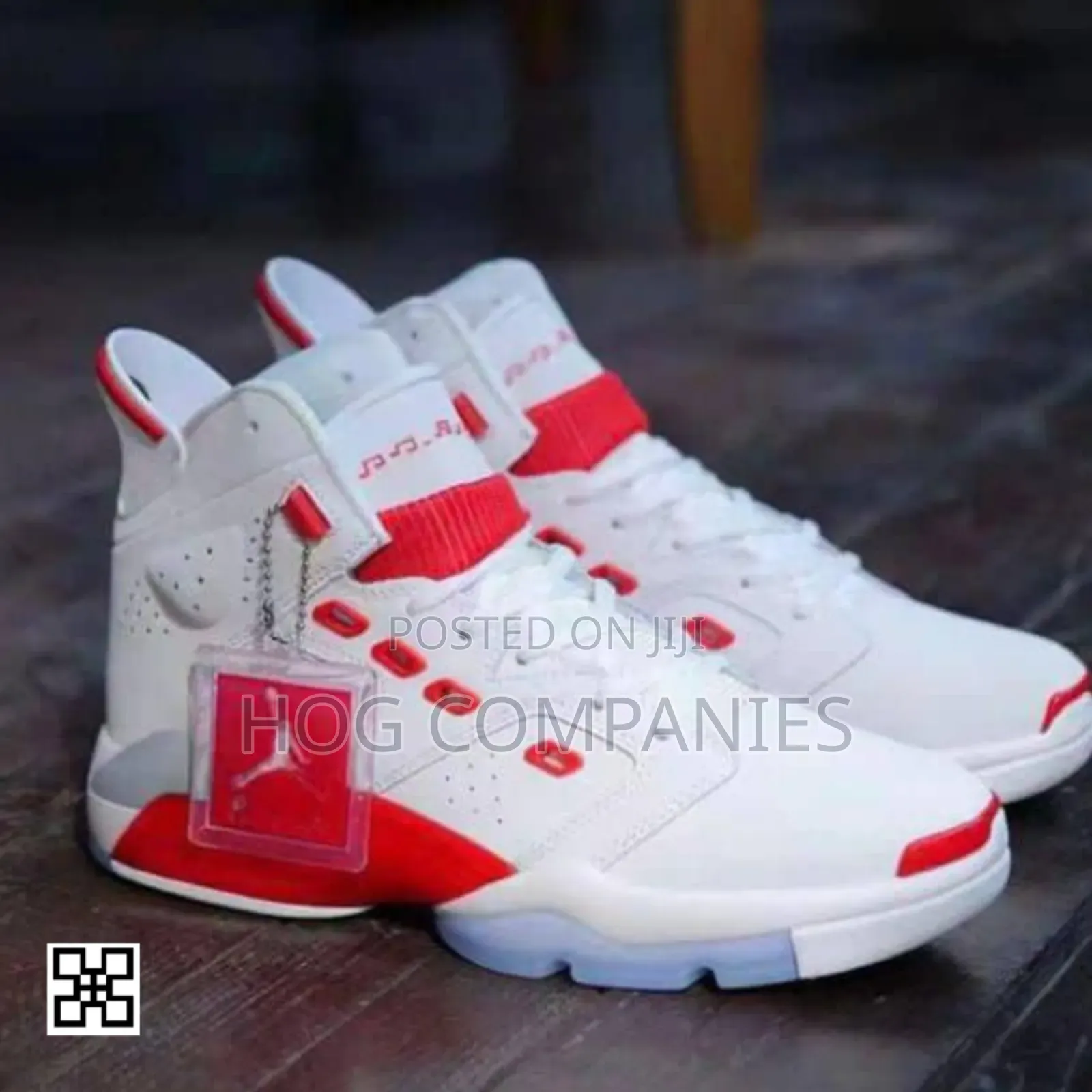 Air Jordan 6 Retro White Red Sneakers – Unisex