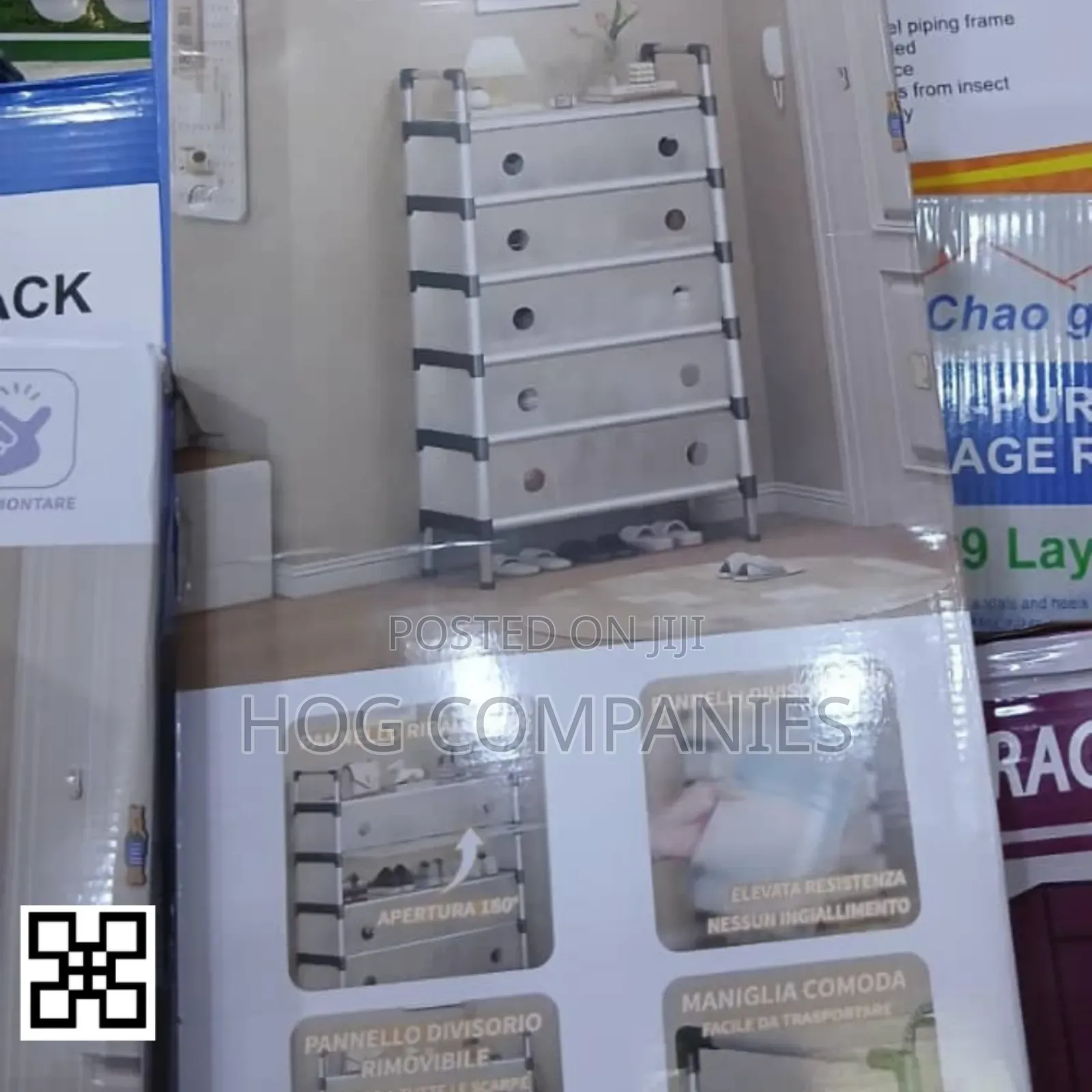Multi-Layer Shoe Storage Rack With Dustproof Cover