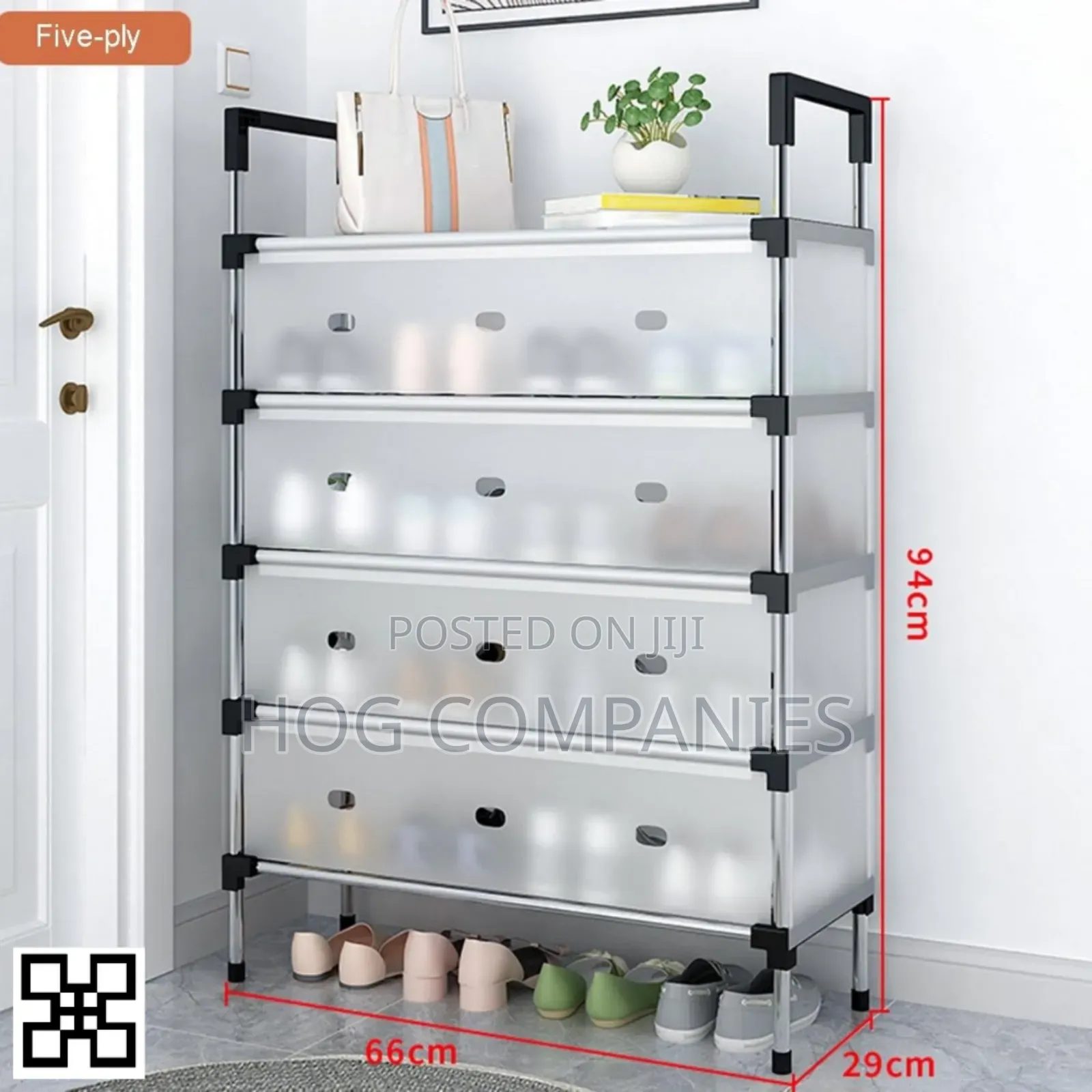 Multi-Layer Shoe Storage Rack With Dustproof Cover