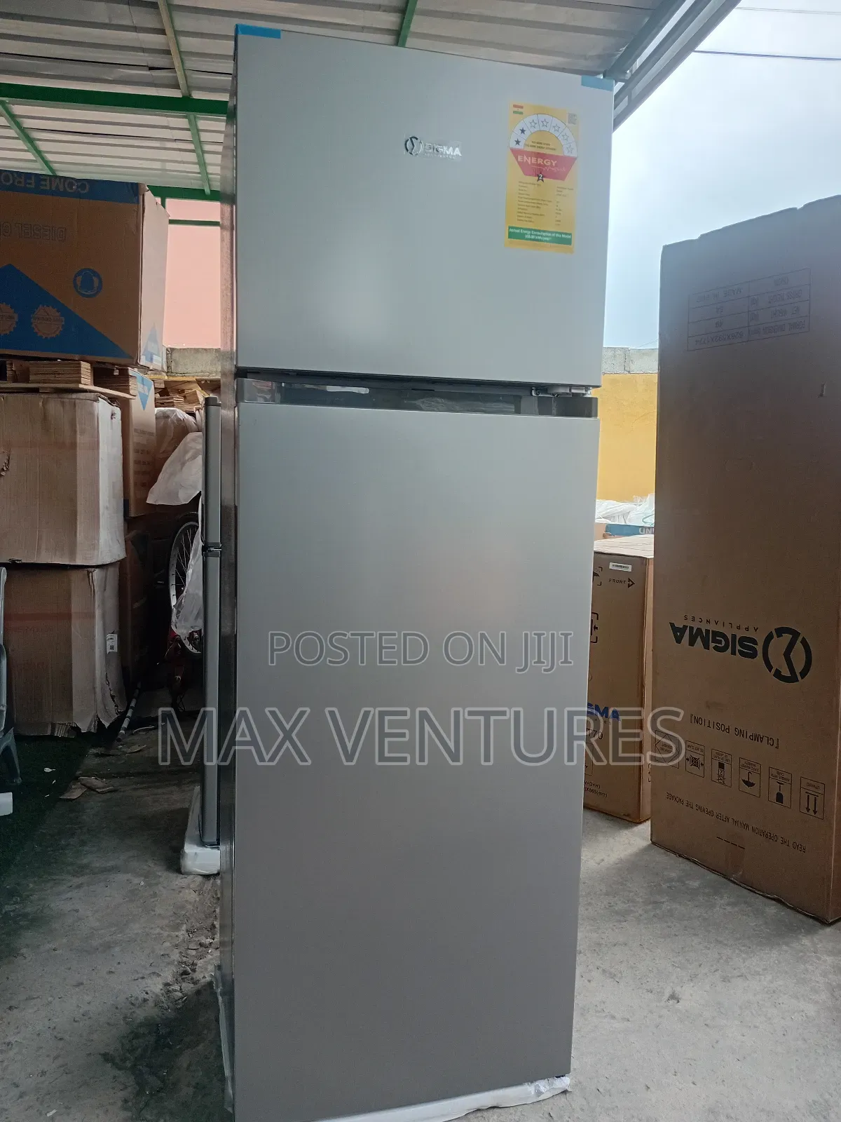 Lux Sigma Double Door Fridge Top Freezer Refrigerator