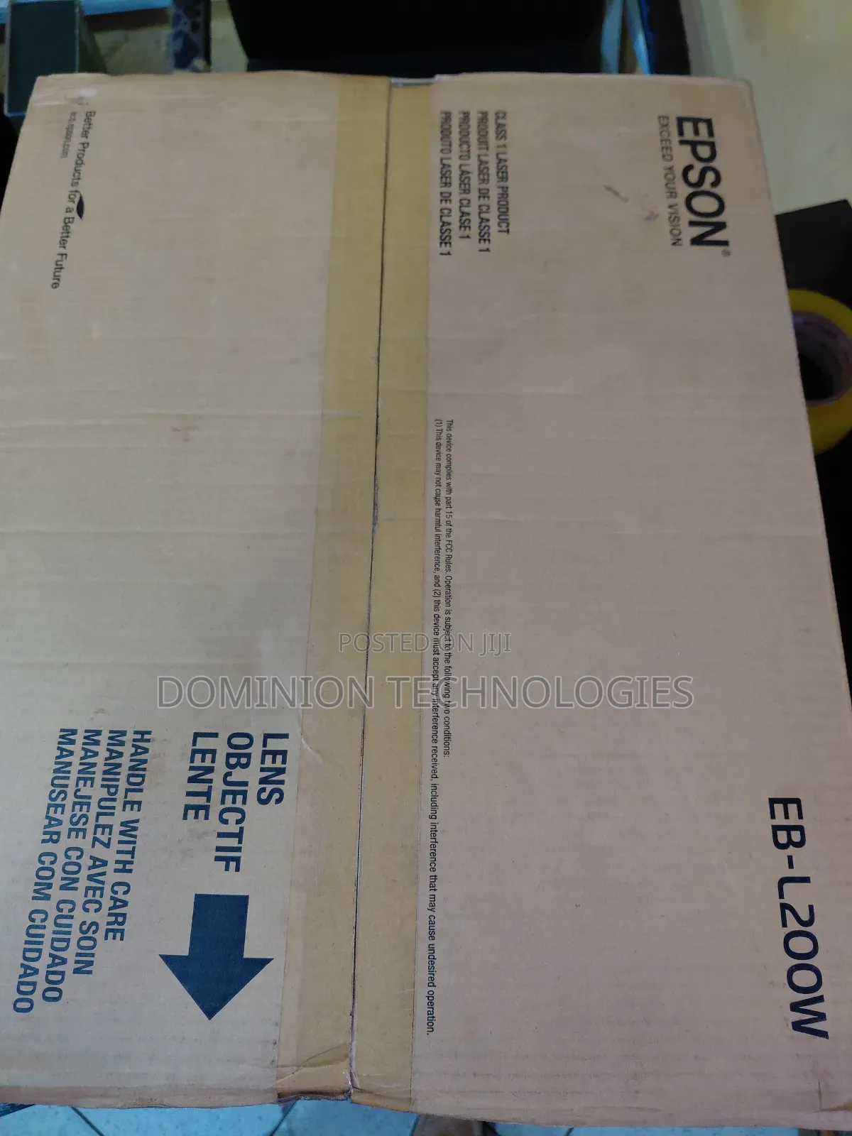Eposn Eb- L200w 4000l Laser Projector With Built-in Wireless