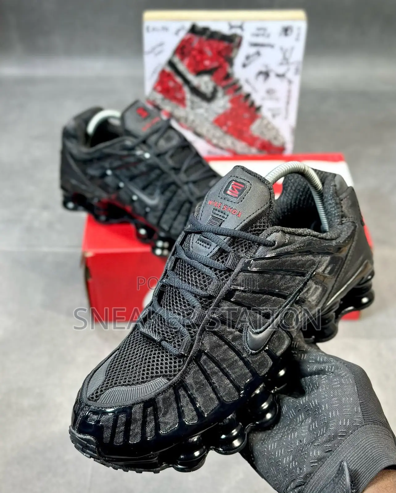 Nike Shox Tl All Black Sneaker