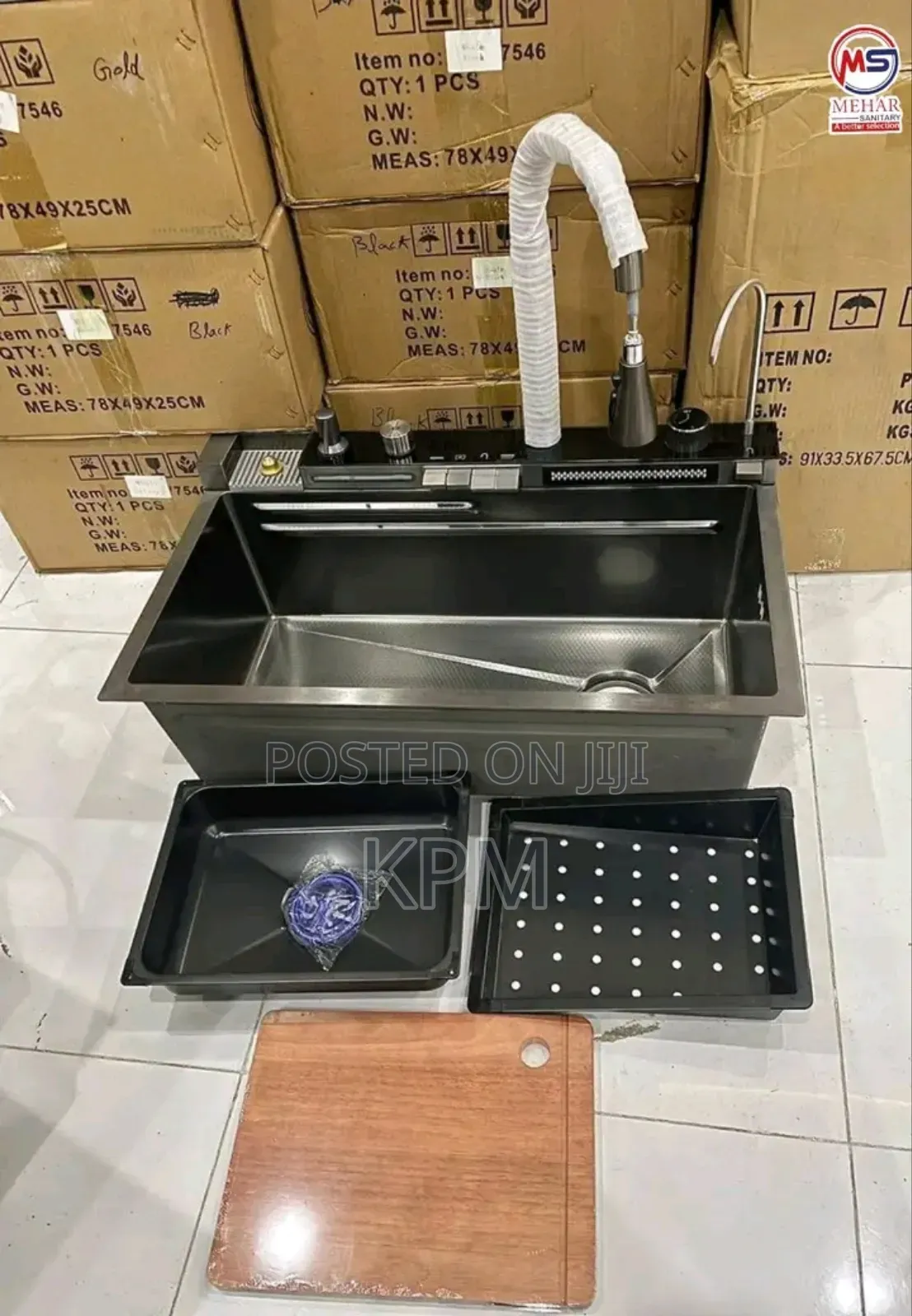 5 in 1 Digital Timer Piano Led Smart Luxury Automatic Kitchen Sink