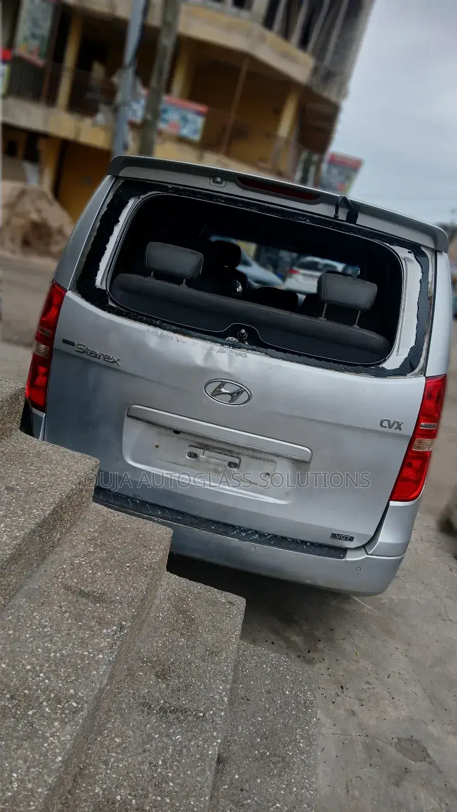 Original Hyundai Starex / H300 Rear Window Glass Available (Tinted)