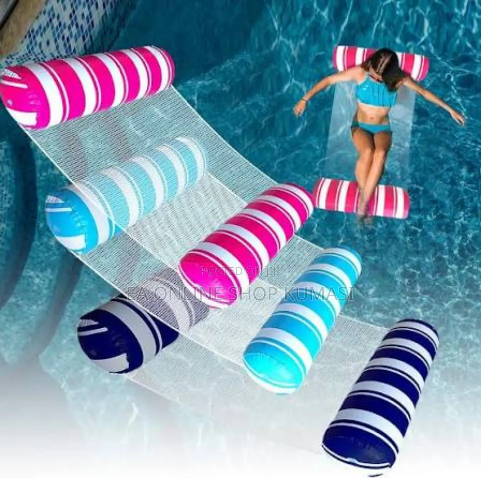 Inflatable Water Hammock Floaties for Swimming Pools