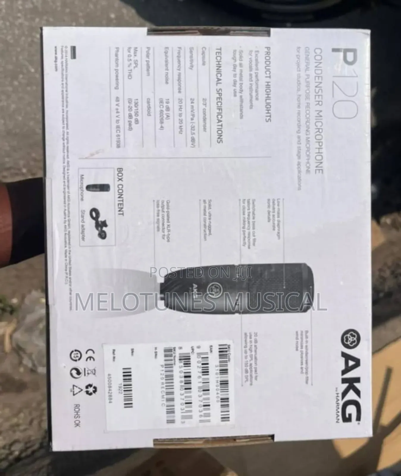 Akg P120 Condenser Microphone.