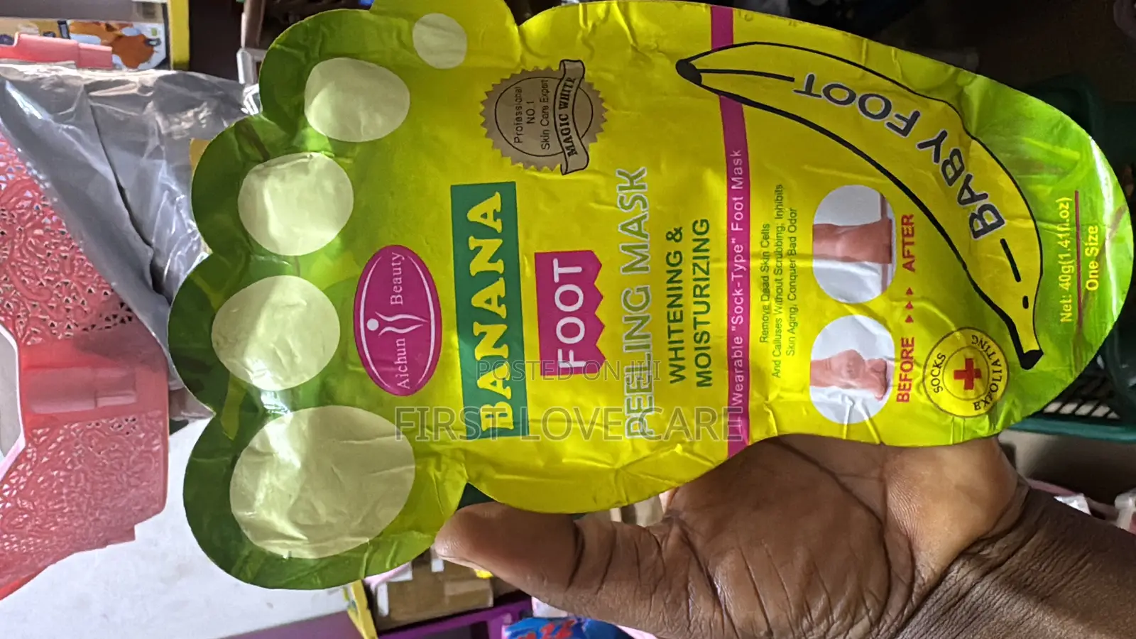 Foot Peeling Mask Banana