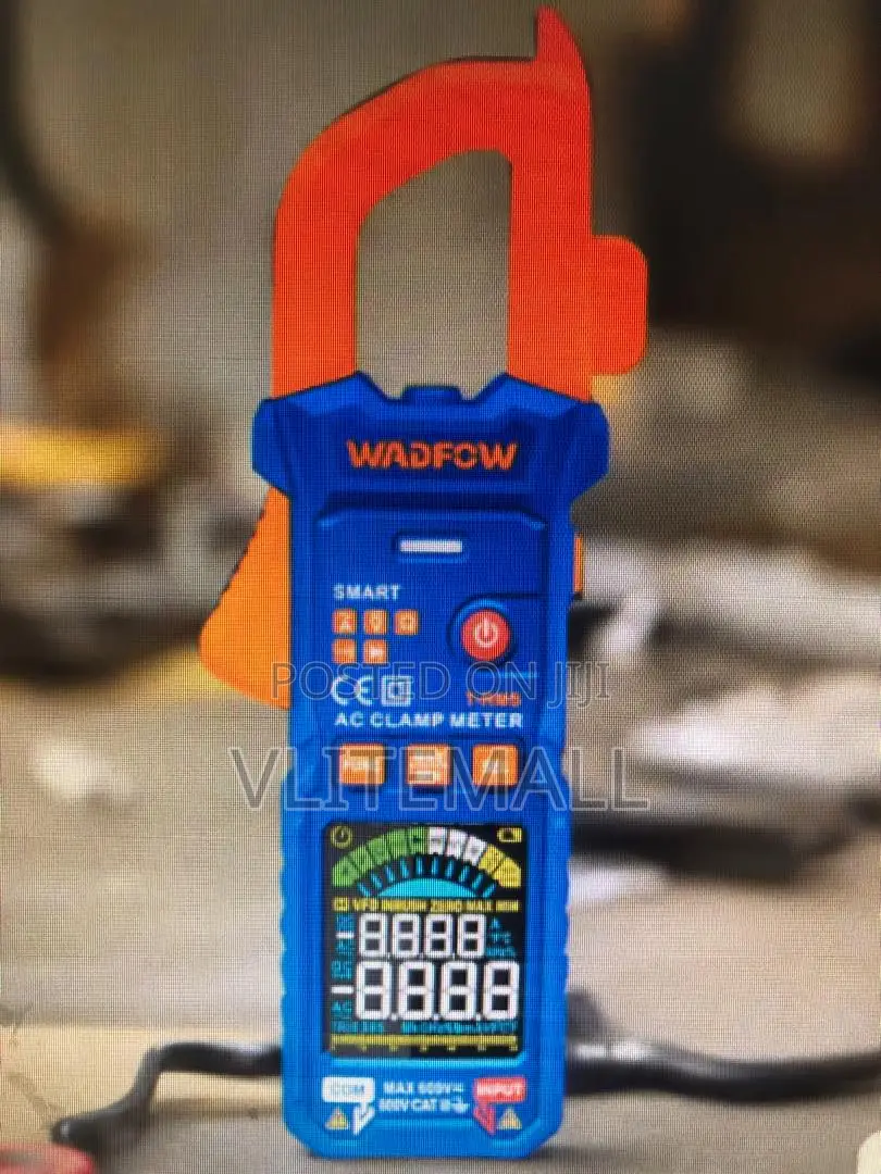 Wadfow Digital Ac Clamp Meter 6000 Counts 600a - Wdm6505