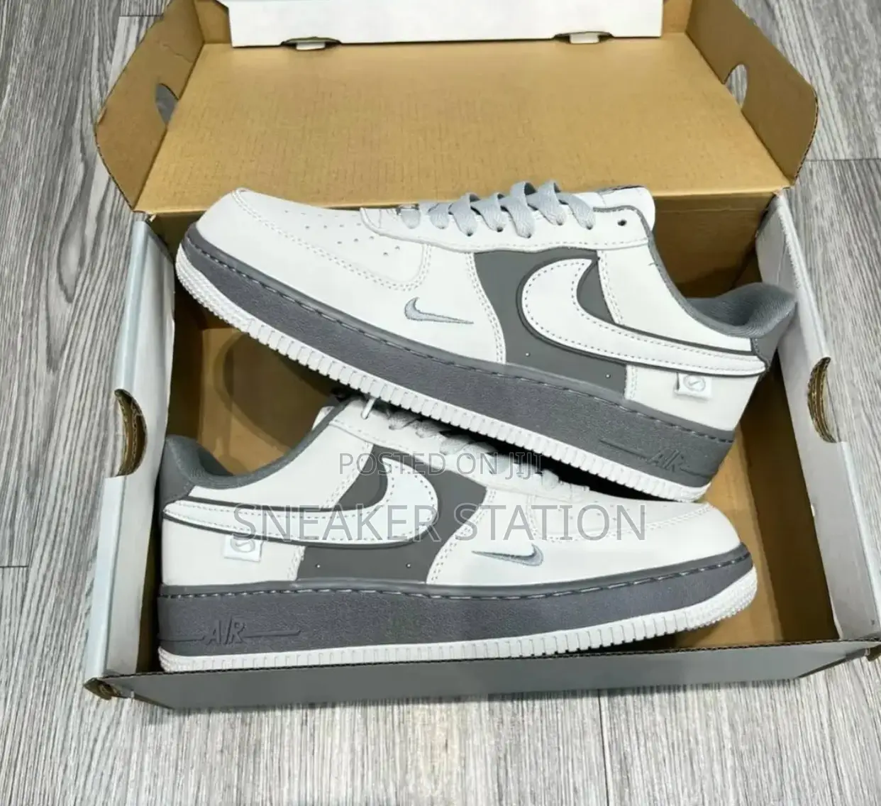 Nike Air Force 1 Custom Grey Available