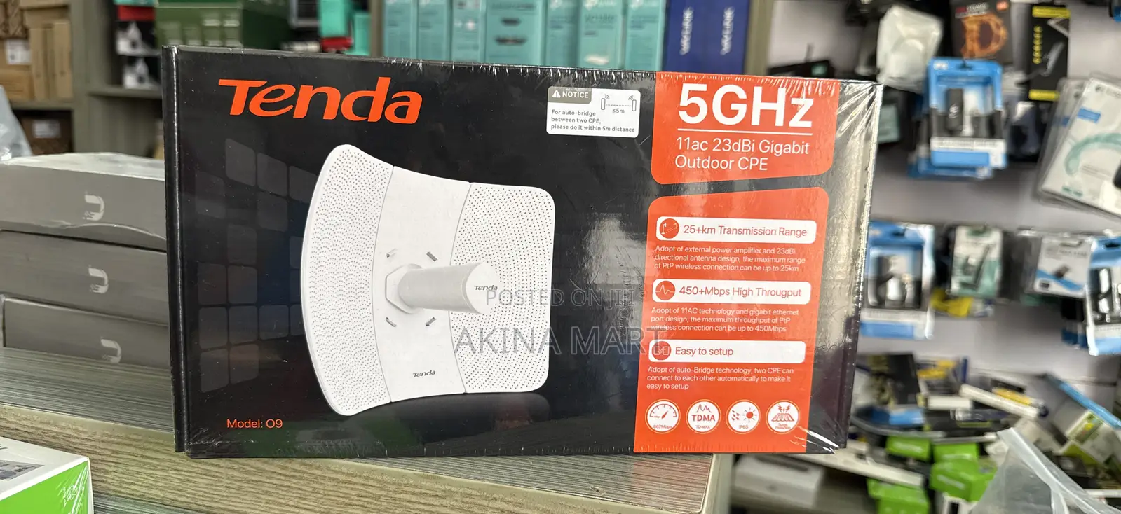 Tenda 09 5ghz Gigabit Outdoor Cpe Access Point