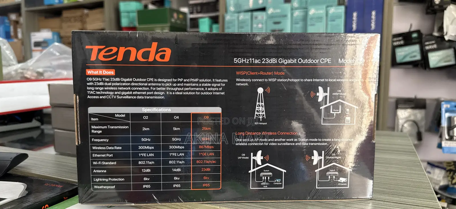 Tenda 09 5ghz Gigabit Outdoor Cpe Access Point