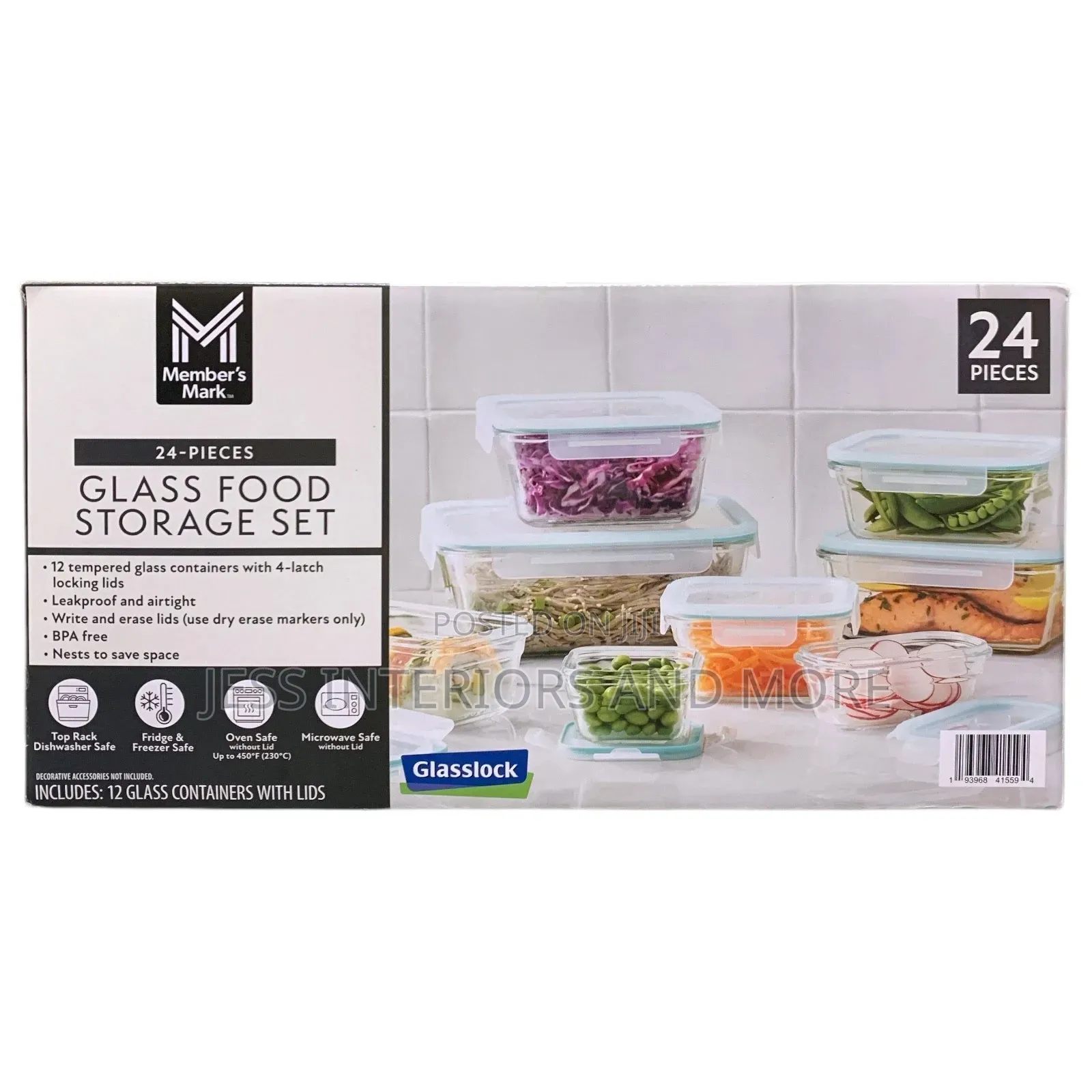 Member S Mark 24_piece Glass Food Storage Set