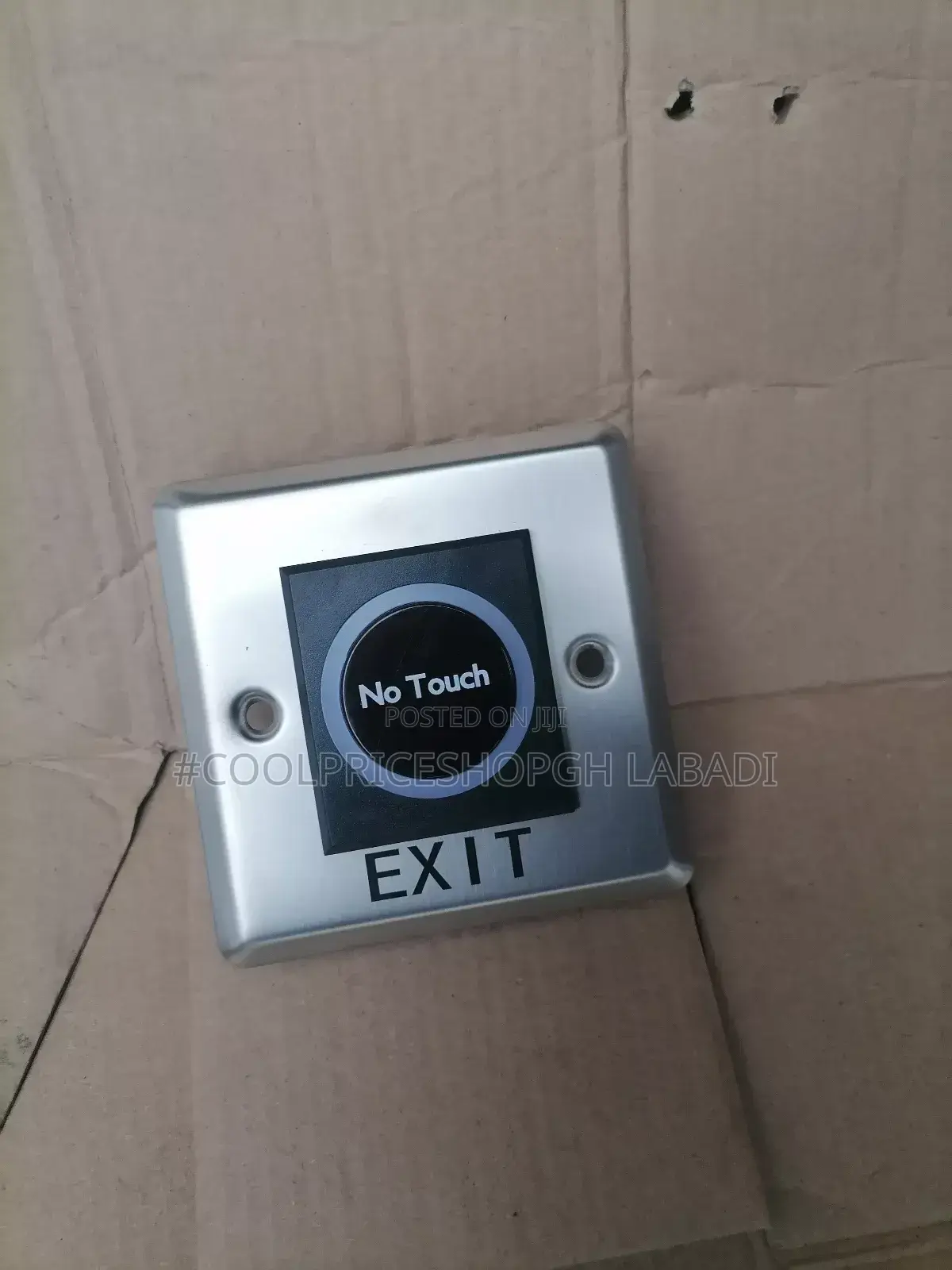 Touch Free Exit Push Release Button Switch