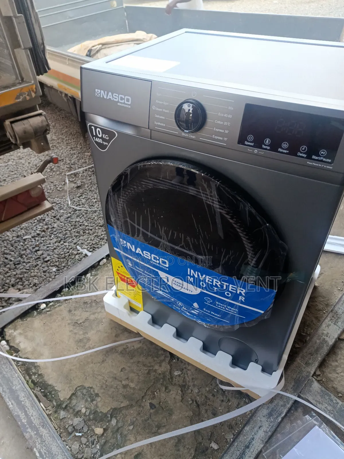 Nasco 10kg Front Load Washing Machine