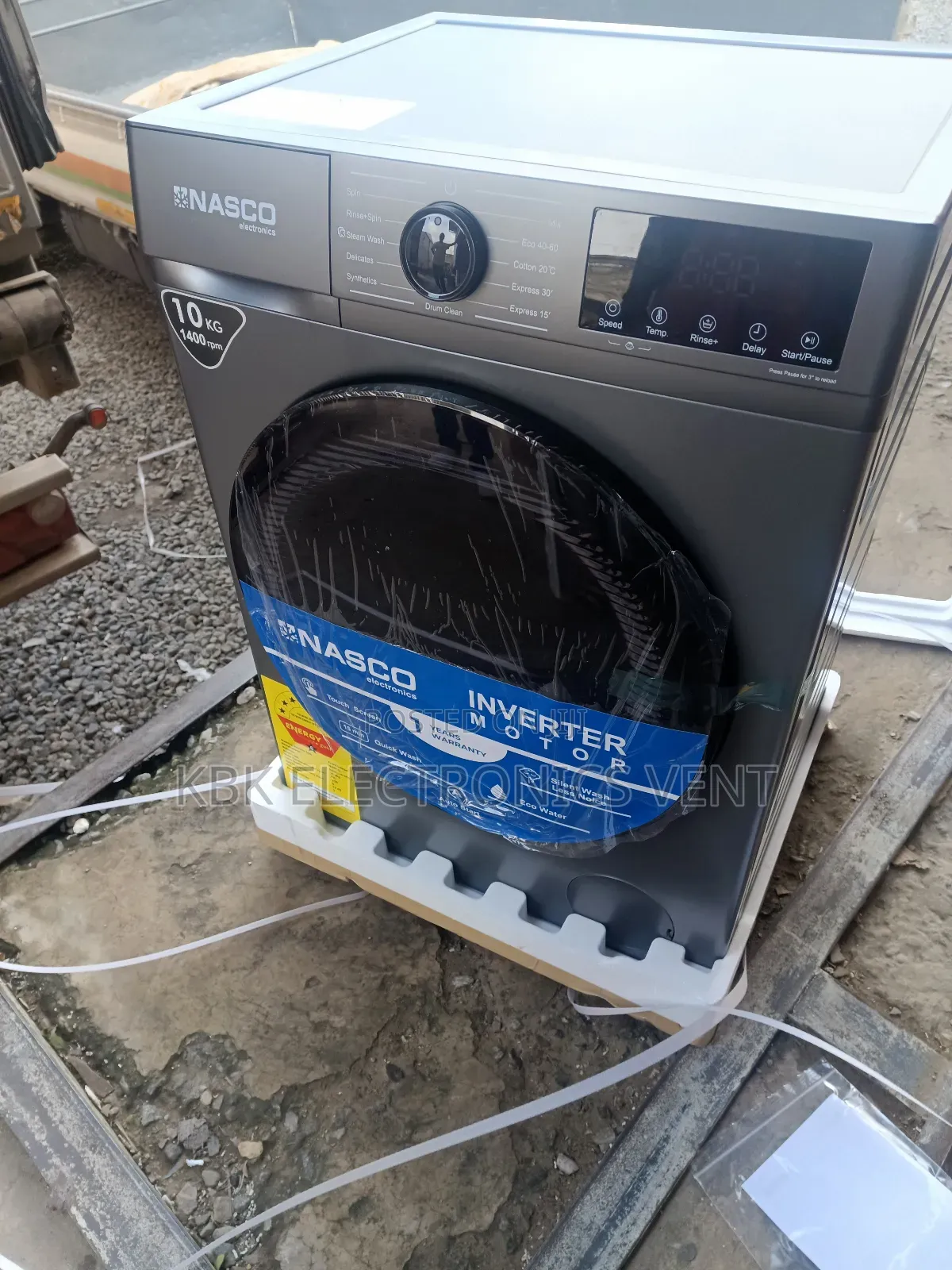 Nasco 10kg Front Load Washing Machine